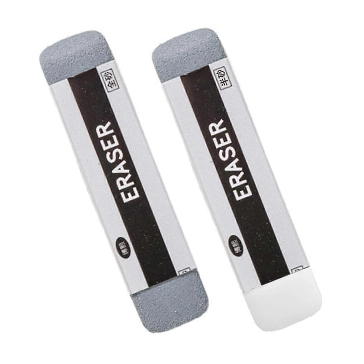 Pack of 2 Portable Sand Eraser Pens for Classroom and Office, Eraser with Matte Surface for Precise Correction