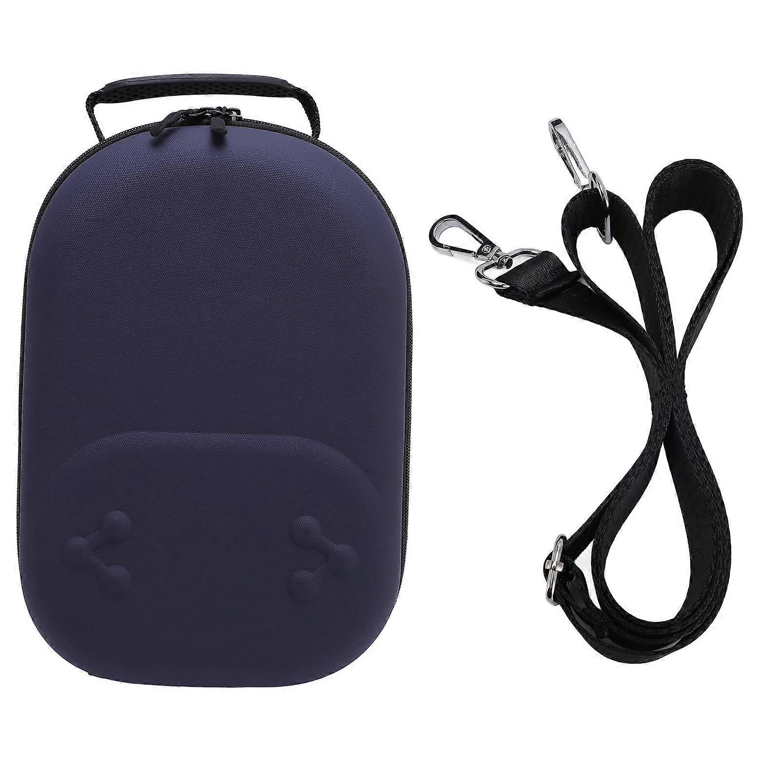 Large Shockproof EVA Electronics Organizer - Portable Storage Case for Travel, Dark Blue