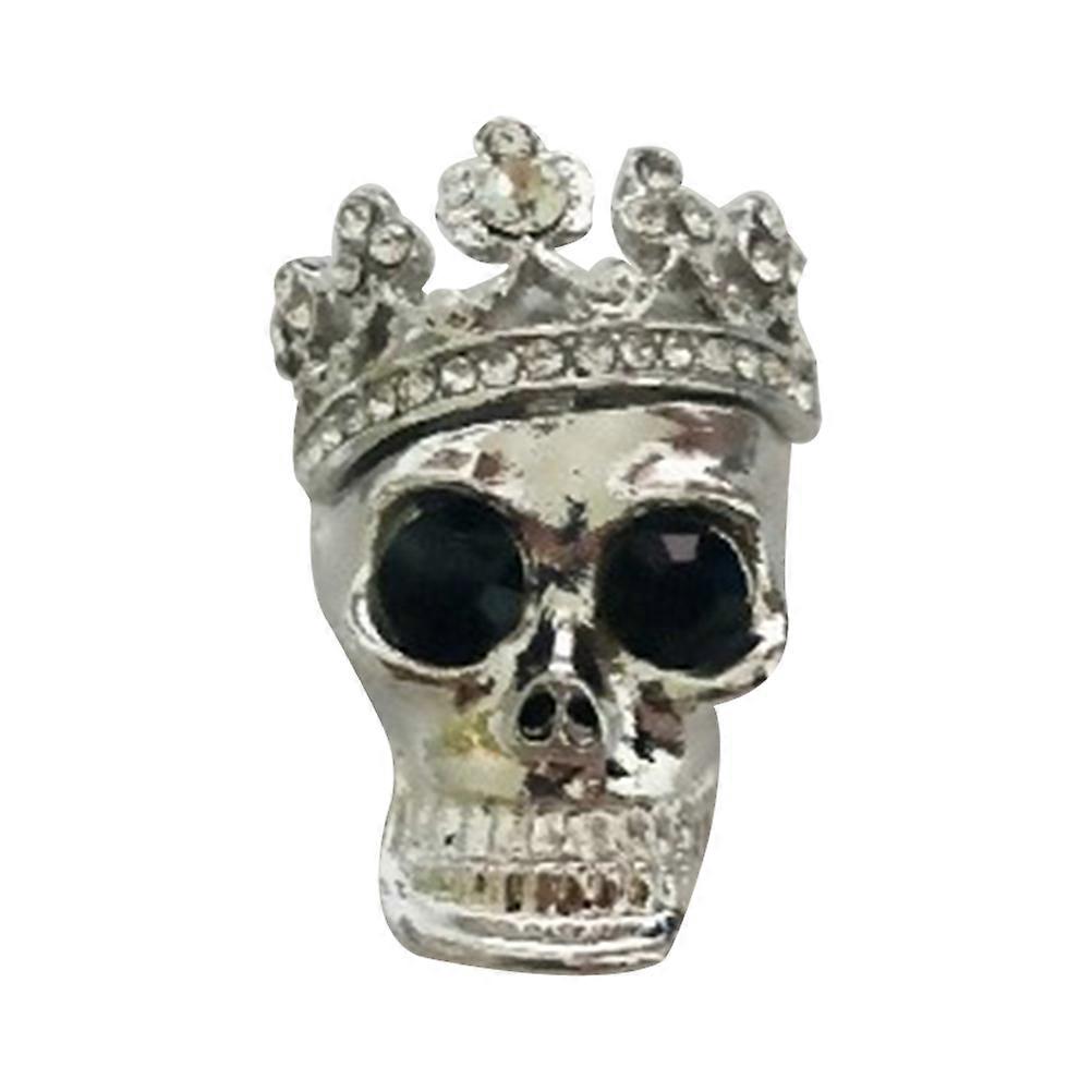 Rhinestone Car Vent Diffuser Fragrance Holder Silver 4.50x3.50x3.50CM Trips 1Pack