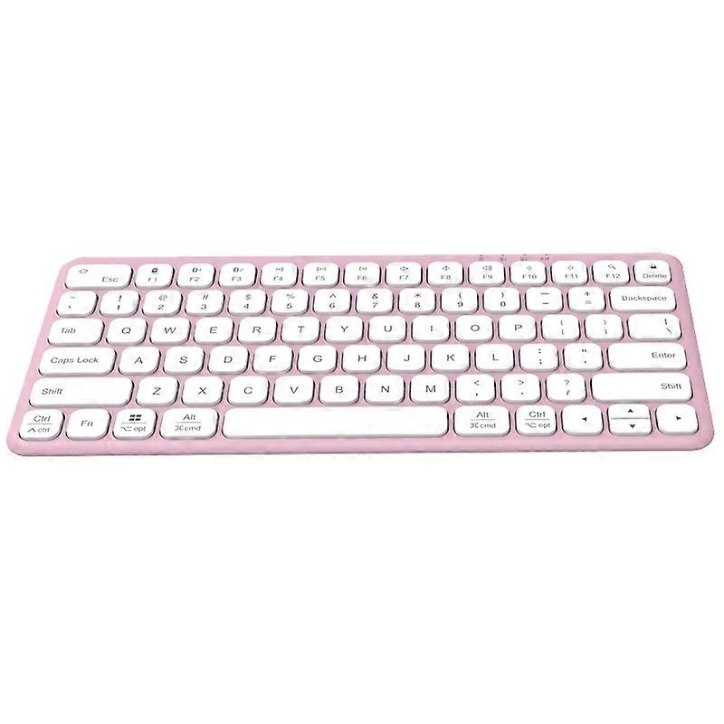 B087 2.4G Wireless Keyboard and Mouse Keyboard Pink