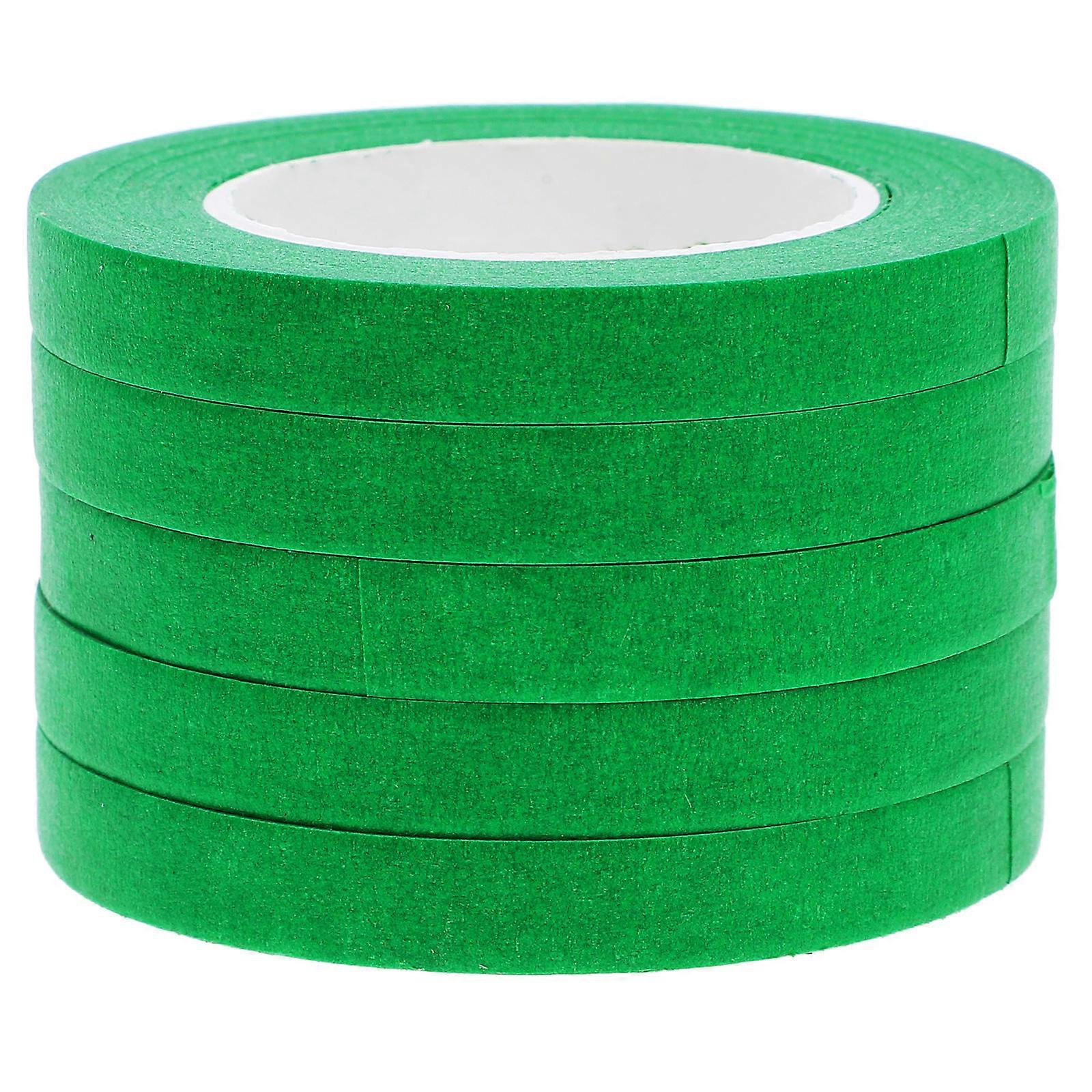 5 Pieces Repositionable Adhesive Masking Tape for Art, Labeling, and Car Spraying – Strong Hold on Multiple Surfaces