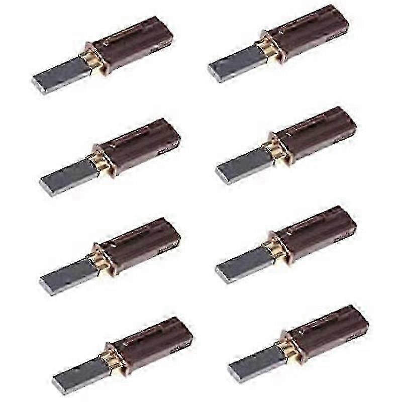 8-Pack Carbon Brush Replacements for Ametek Lamb Vacuum Motors - Compatible with Models 2311480, 333261, 33326 1