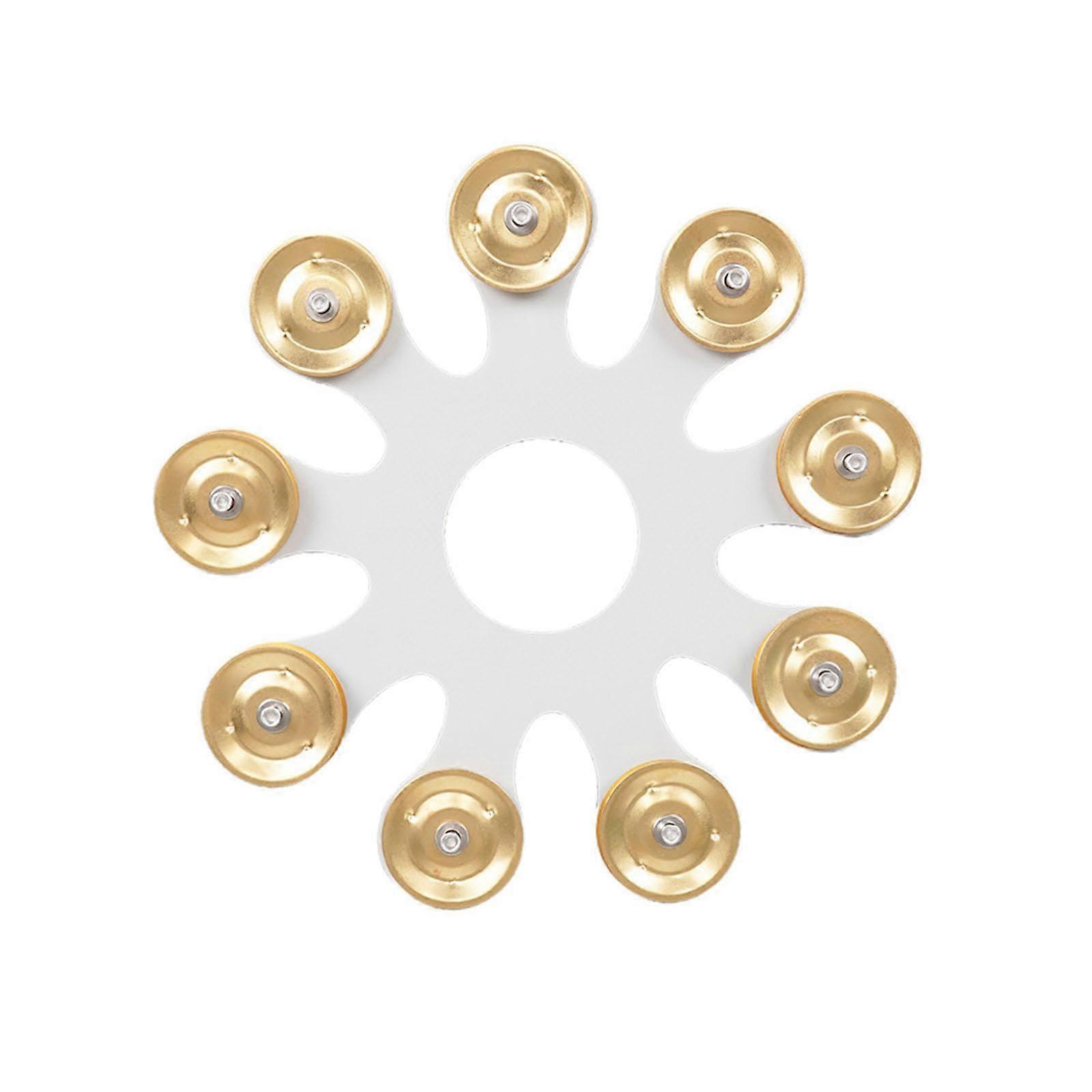 HiHat Tambourine Drum Cymbals Easy Installation Multipurpose Drum Attachments for Ensemble KTV