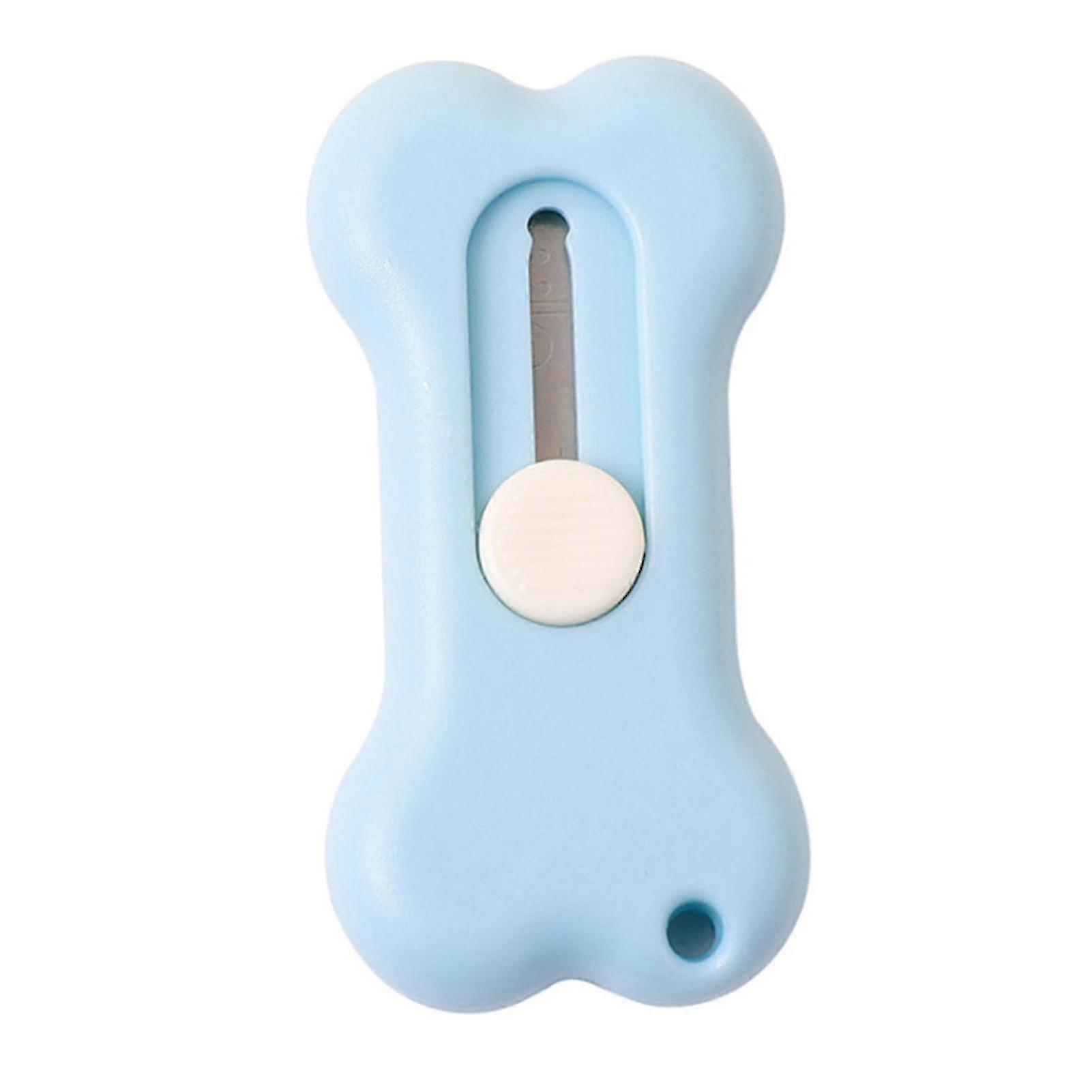 Cartoon Bone Shape Utility Cutter Cute Pocket Box Cutter for Office Use