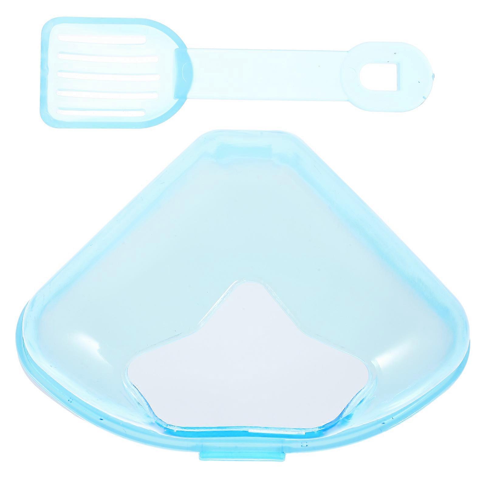 Plastic Hamster Bathtub Pet Bathing Basin Hamster Bath Container (Sky blue)