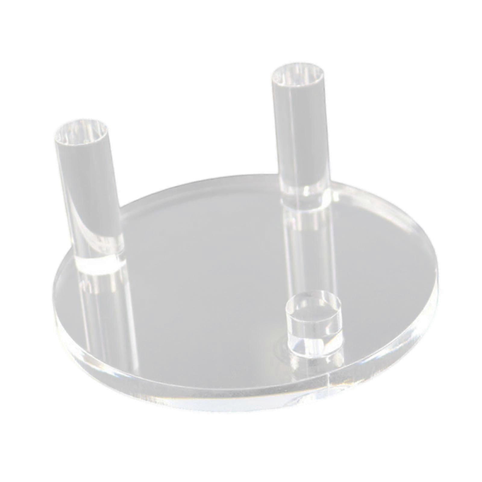Rock Display Stand Home Decor with 3 Columns for Mineral Jewelry Party Favor 5CM