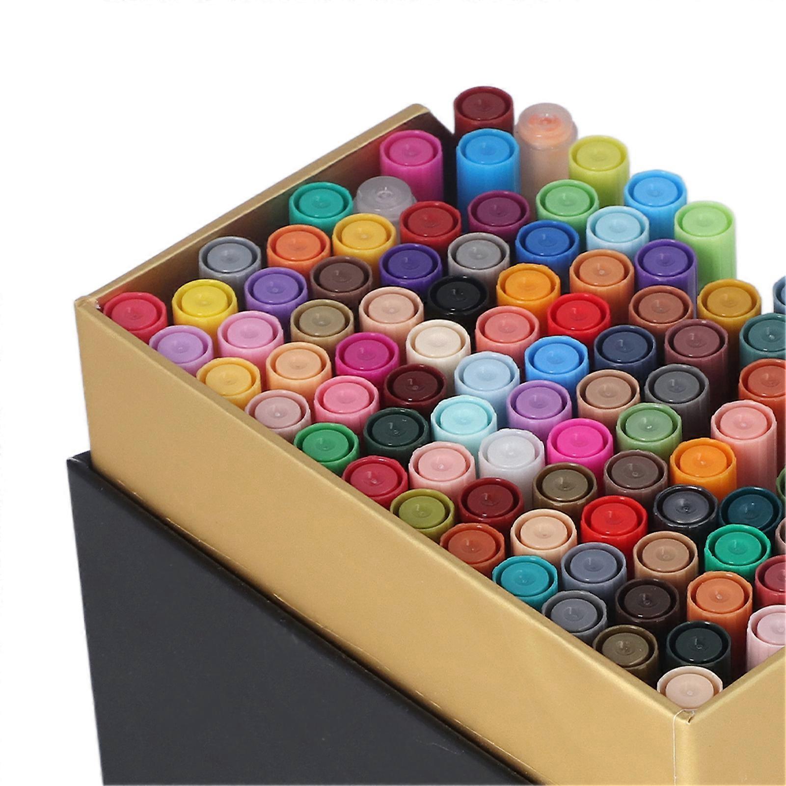 Acrylic Paint Markers Set 92 Colors Lightfast Environmentally Friendly Safe Wide Applications Markers Set