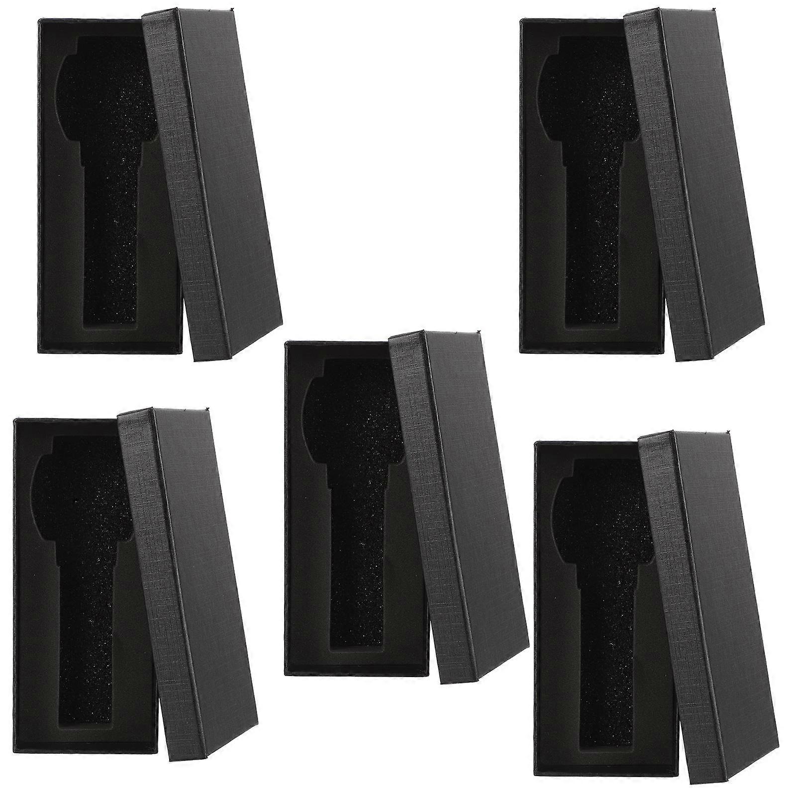 Box For Watches Modern Storage Display Sponge Rectangular 5Pcs
