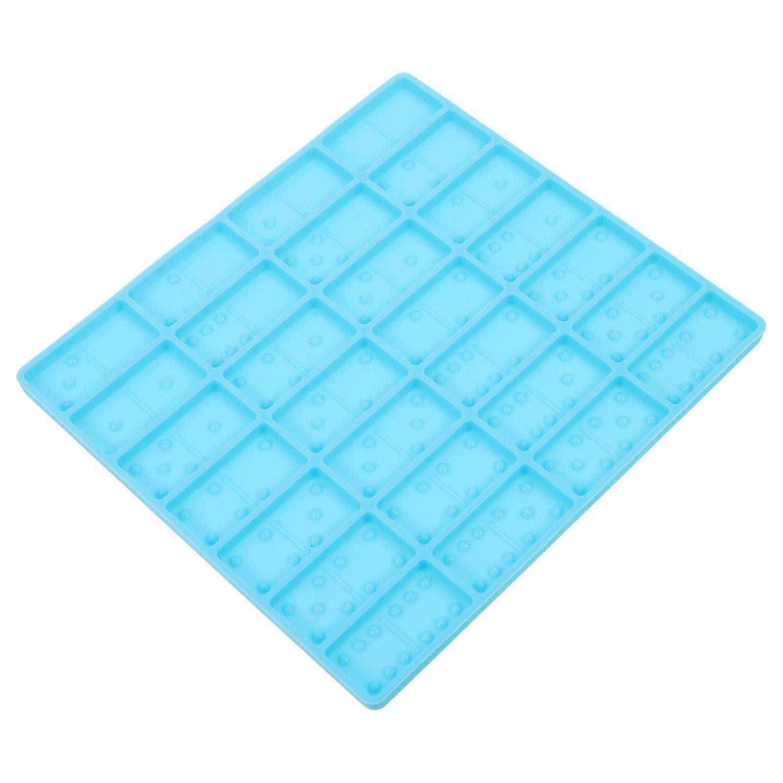 Domino Epoxy DIY Mold Resin Crafts Hobbyists Gift Making 20.2X18.3cm 1 Set