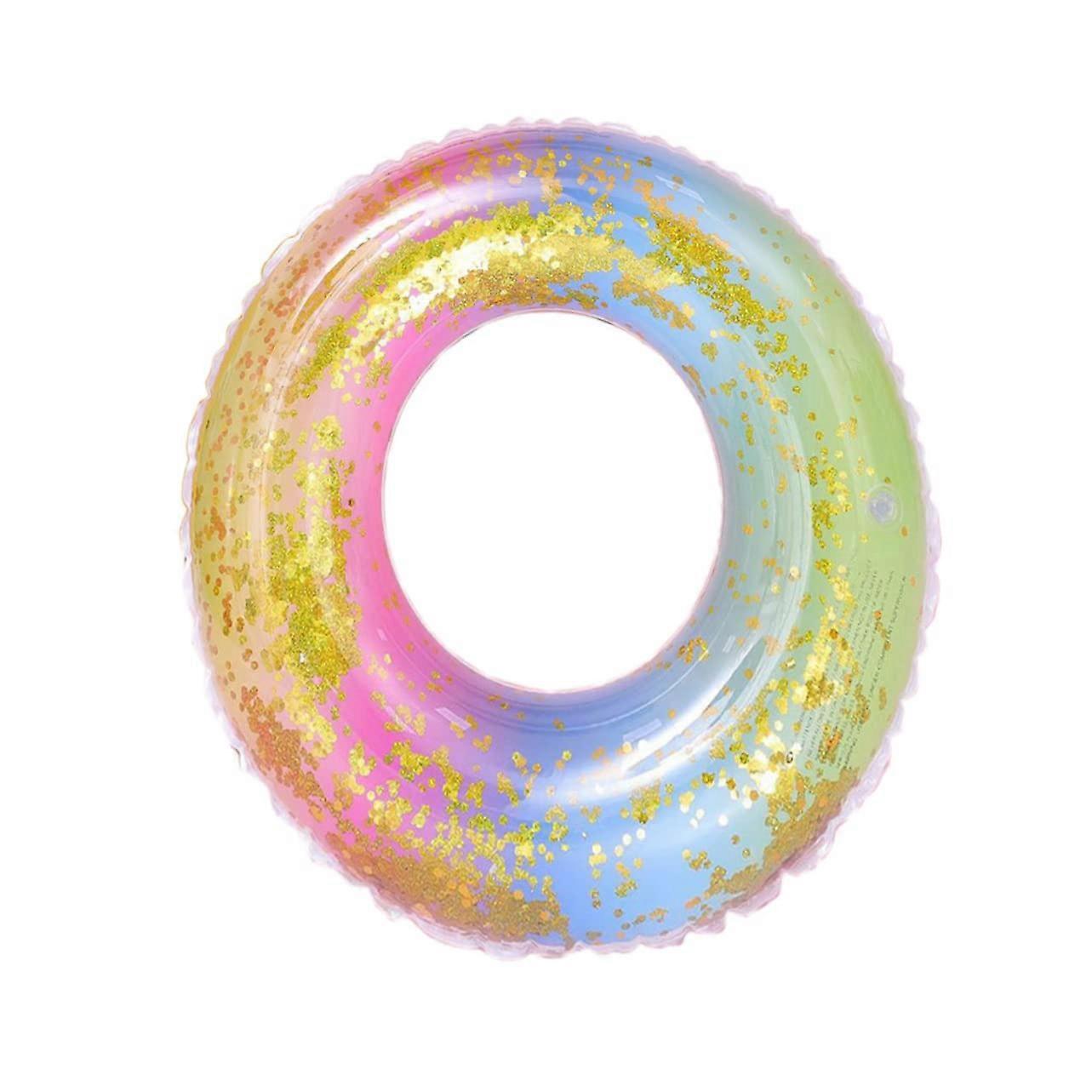 Swimming Ring Inflator Feminity Pool Karcher Swimming Sleeve Pool Floats Fruit Swan Sun Rainbow Float Ring 80×80CM