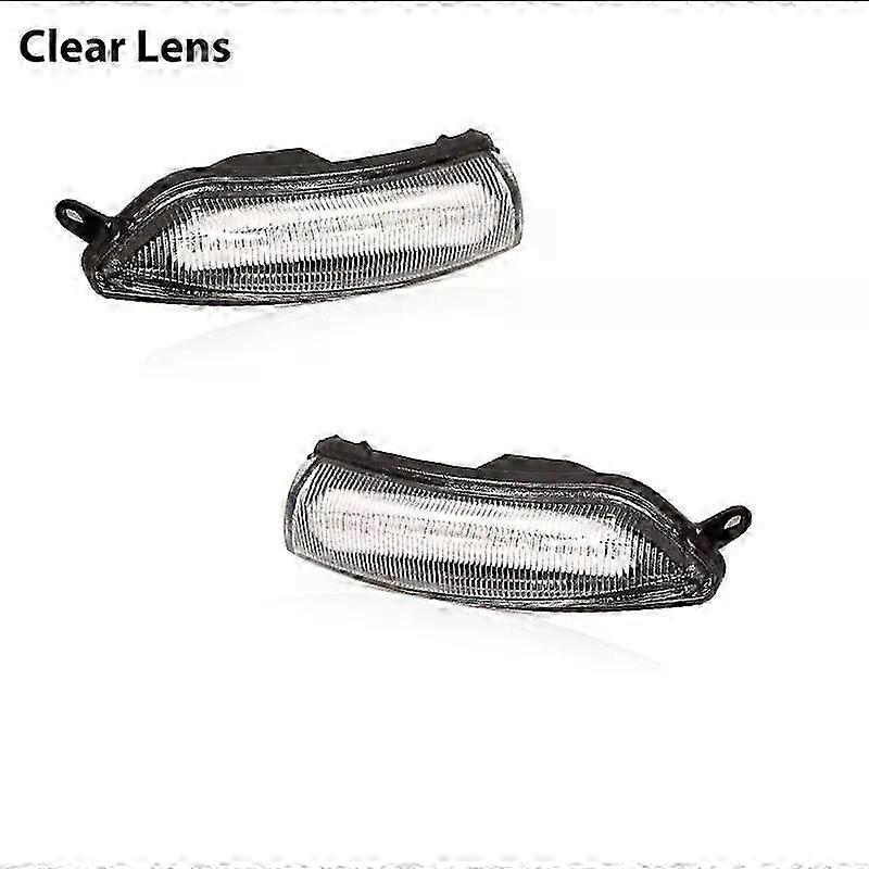 Sequential Amber Yellow LED Turn Signal Lights for 2011-2020 Chrysler 300 - 2pcs Side Mirror Signal Light Set (68170149AA; 68170148AA)