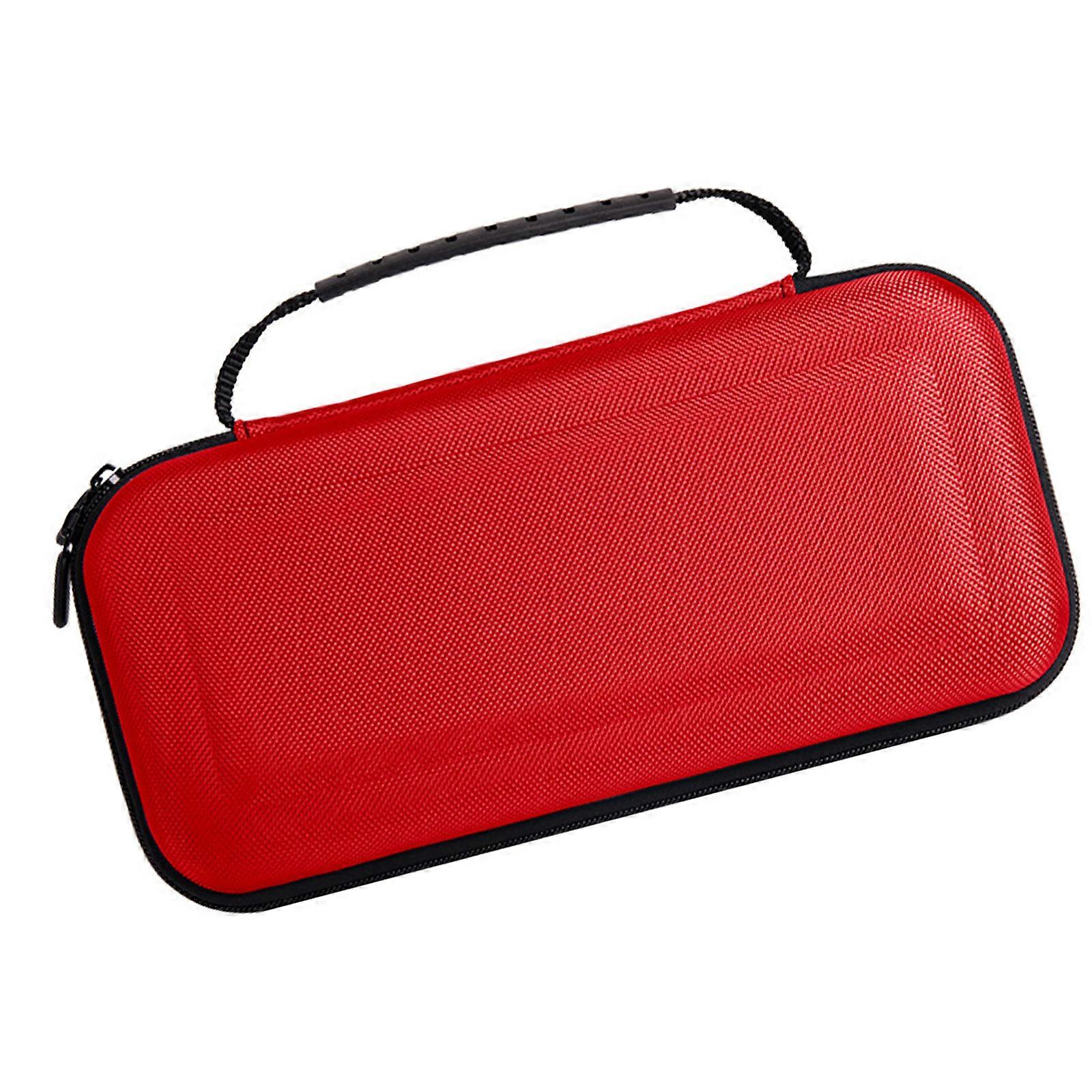 NS2ゲームコンソールポーチキャリングバッグオーガナイザー耐衝撃ケースレッド用大容量トラベル収納ボックス防水