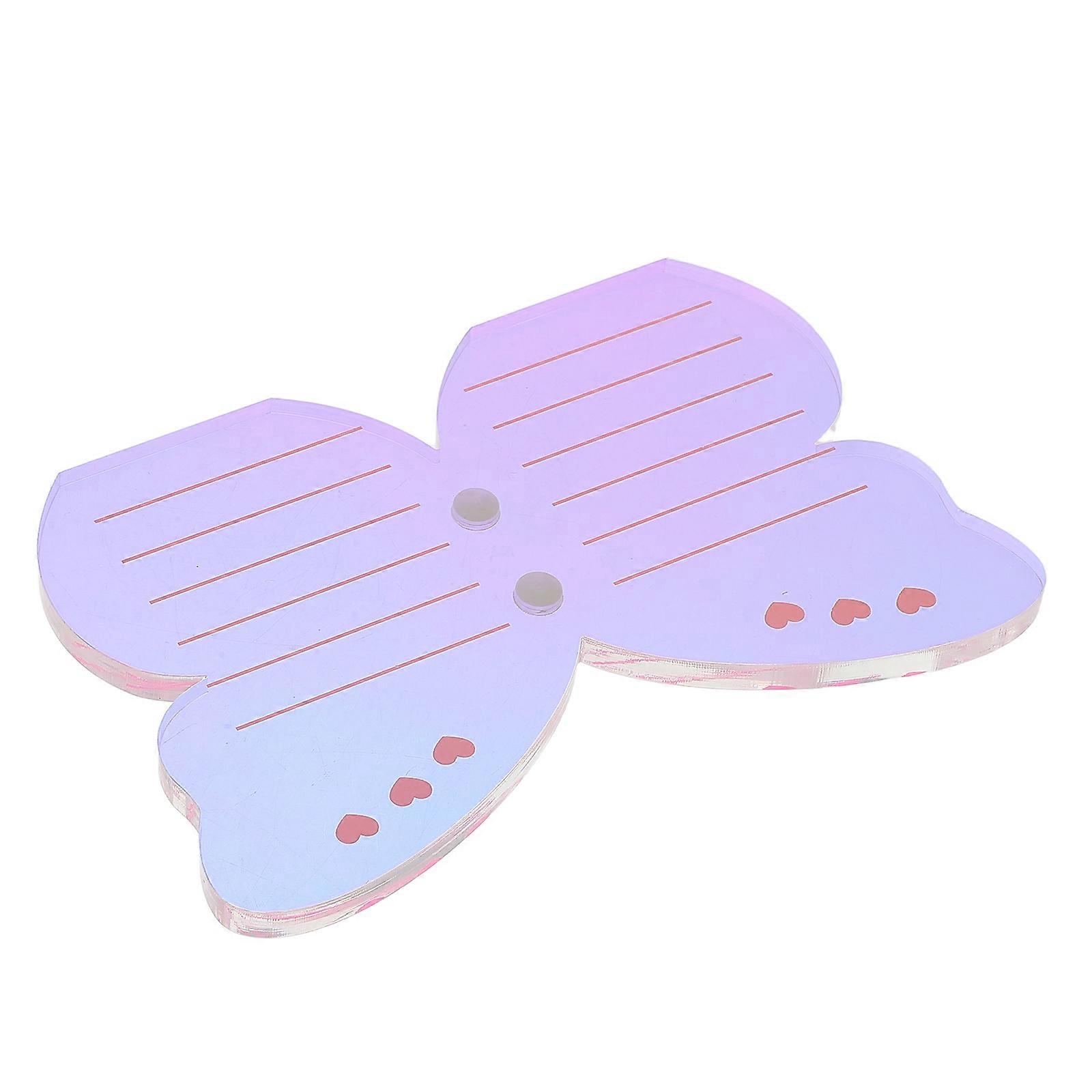 Eyelash Extension Tray: Butterfly Shaped Magnetic Lash Holder for False Eyelash Grafting and Application Tools