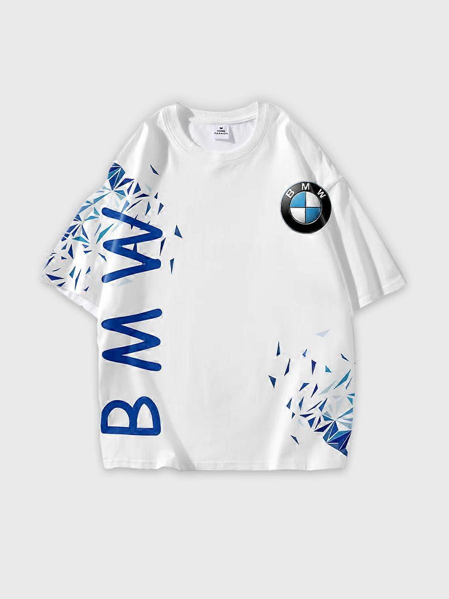 T-shirt round neck Pattern loose short sleeve C3004