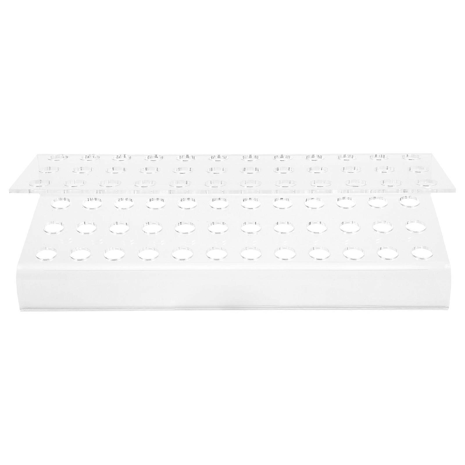 Elegant Clear Acrylic Pencil Storage Stand for Home Use 24.00X8.00X7.50CM Storage 1Pcs