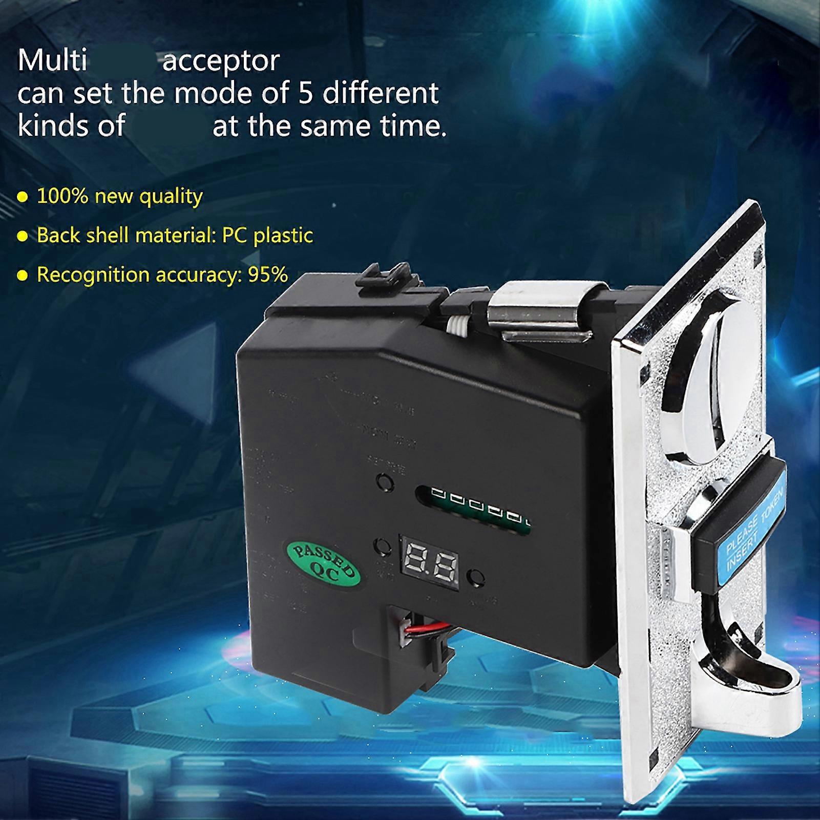 Multi Coin Acceptor Selector Slot for Game Mechanism Vending Machine