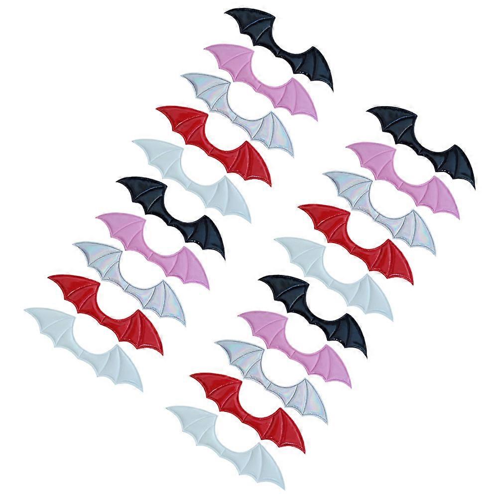同僚のためのクラフトメイキングコウモリウィングシューズデコレーション14.5X3.8CMユニークなデザイン20個