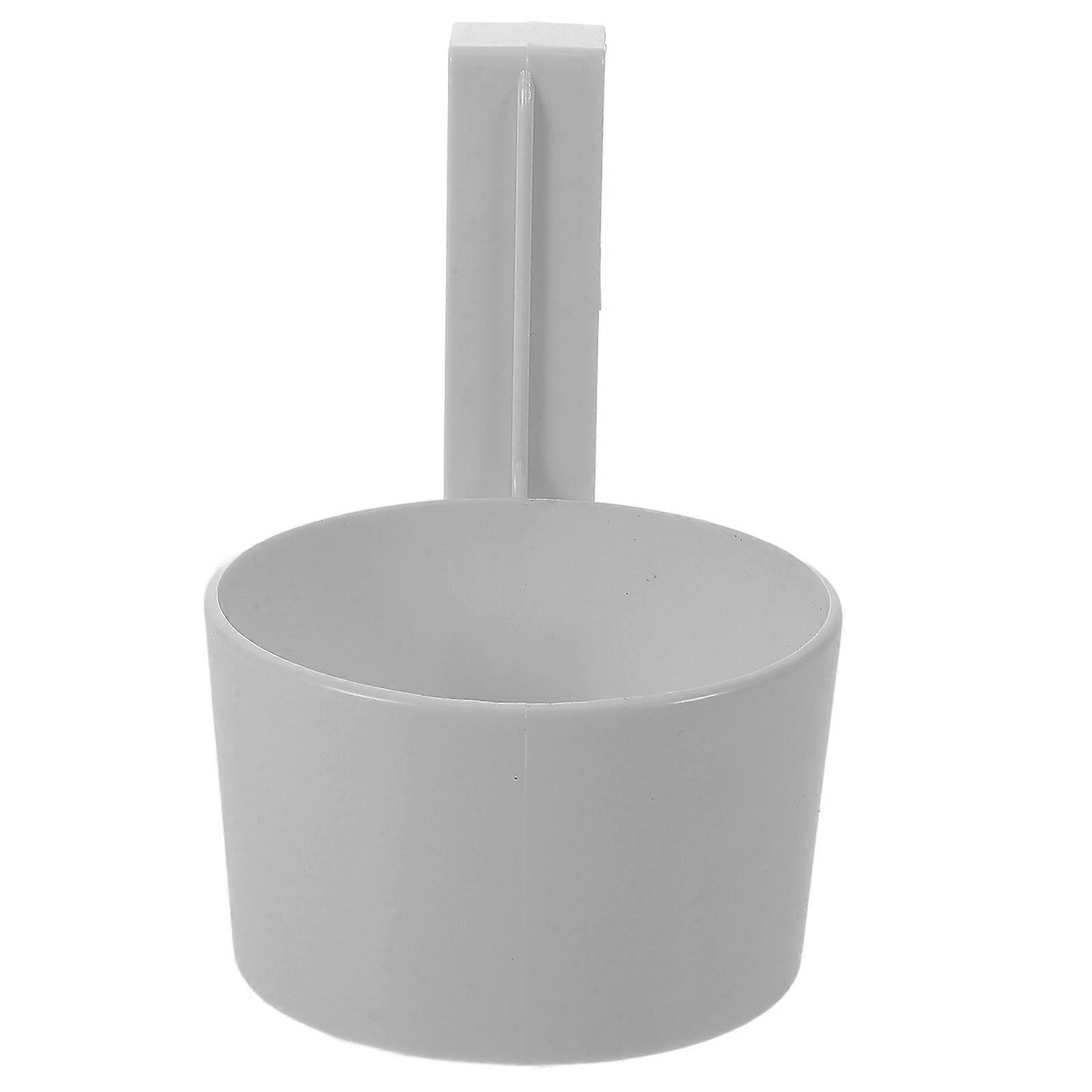 Support de sèche-cheveux Support de rangement mural pour une utilisation dans la salle de bain ABS 5.1×4.7×3.7in 1Set