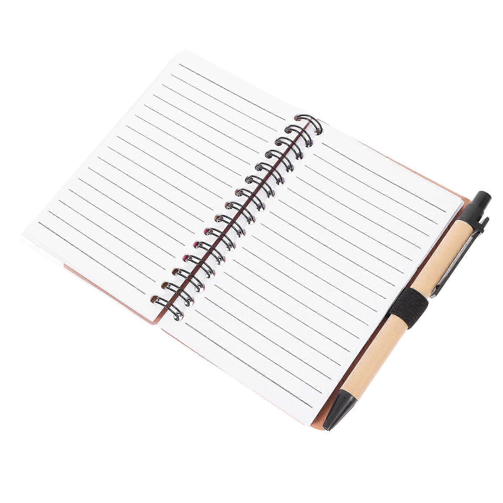 A5 Notebook 1Set Beige Paper Long-Term Use for Note Taking in Office