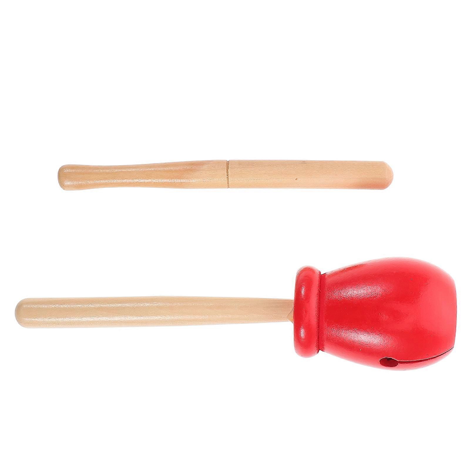 Handheld Wooden Clapper Set with Mallets   Artisan Crafted Wood Block Percussion Instrument for Adults, Educational Use, and Crisp Sound Performance