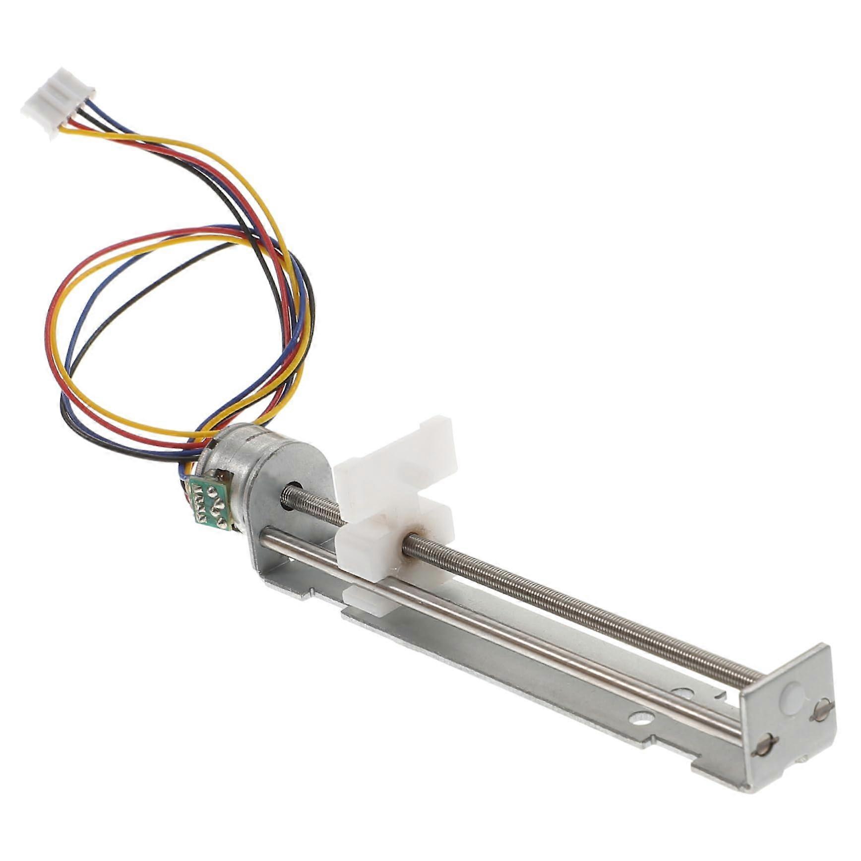 Stepper Motor Linear Actuator with Linear Guide for DIY and Small Projects, Stainless Steel Material Installation,  Reliability