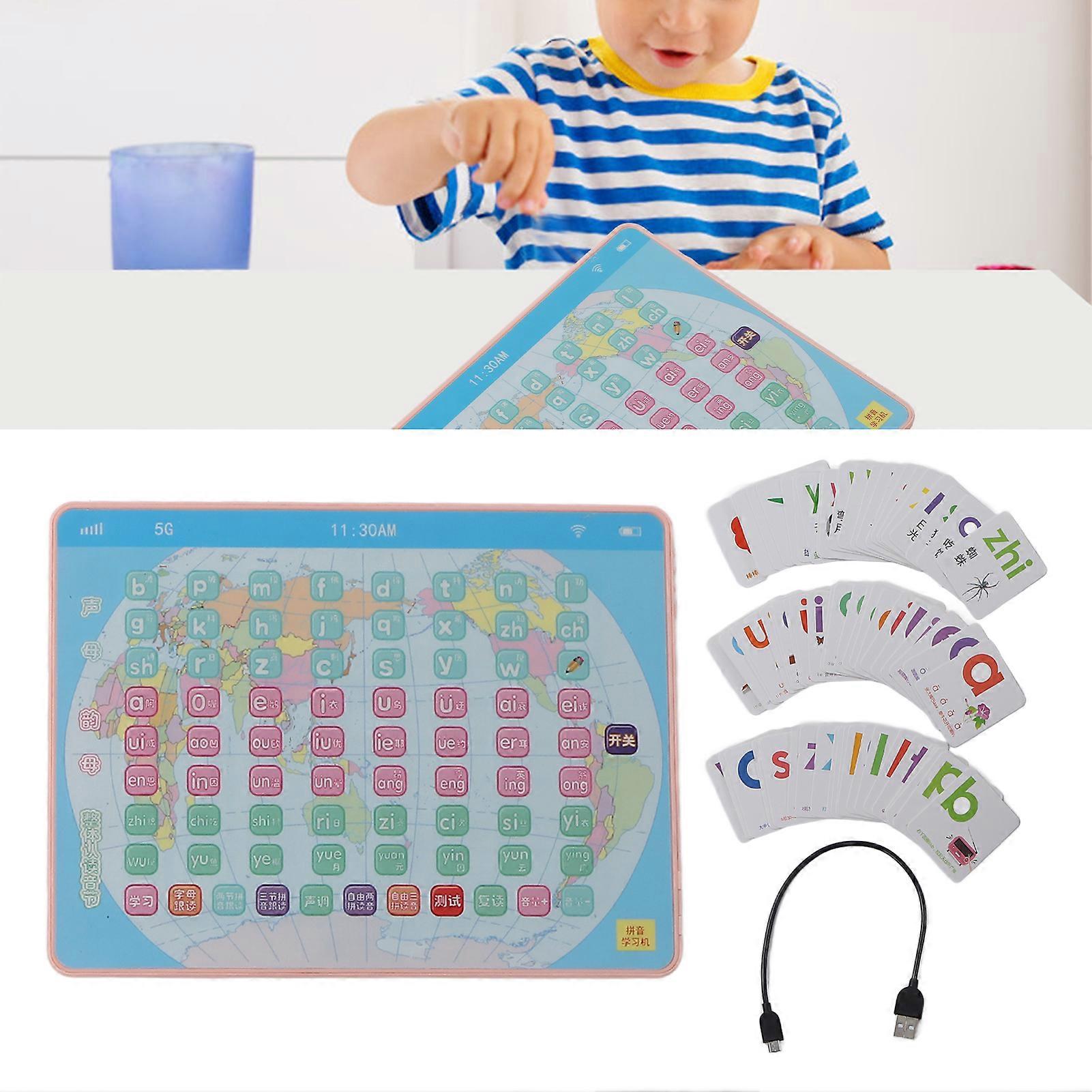 Chinese Learning Machine Educational Chinese Speaking Tablet to Learn Pinyin for 3 Years Old and Up Kids