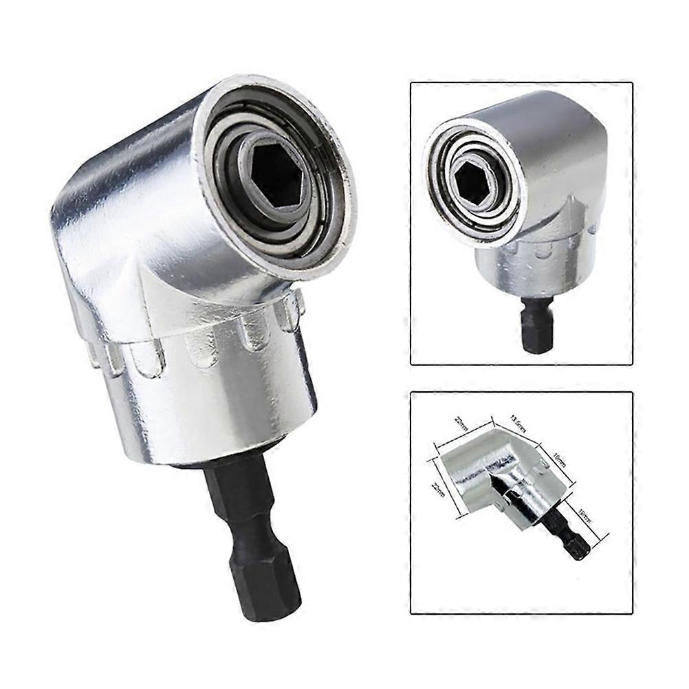 Angle Impact Driver Bending Batch Tool Elbow Design For Assembly Tasks Silver Quick Bit Change 1Pcs