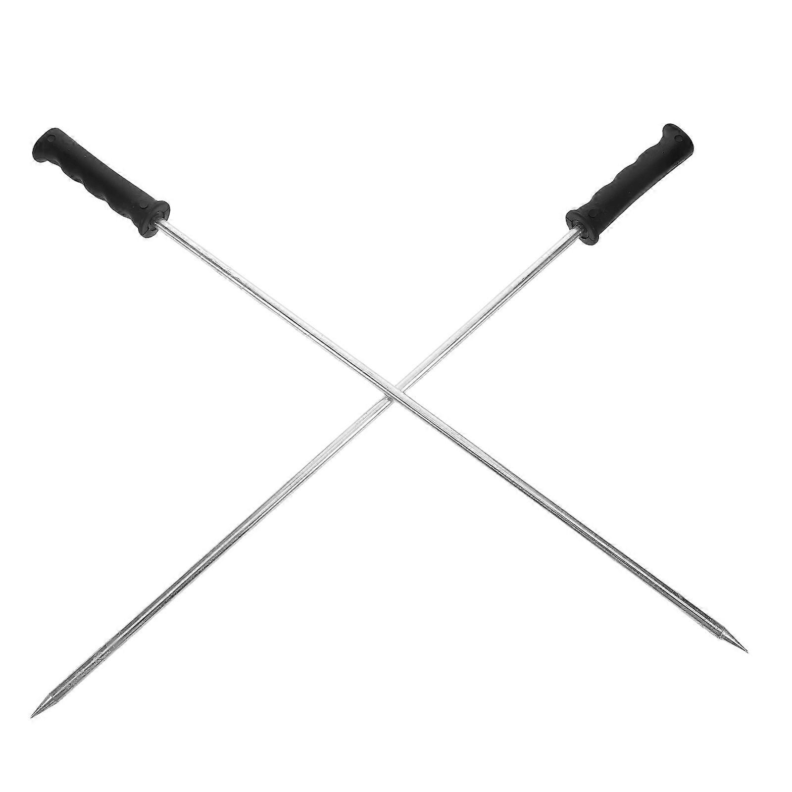 Toddler Sled Puppet Handles For Outdoor Winter Fun Activities And Ice Skating - 2Set Black Compact Design