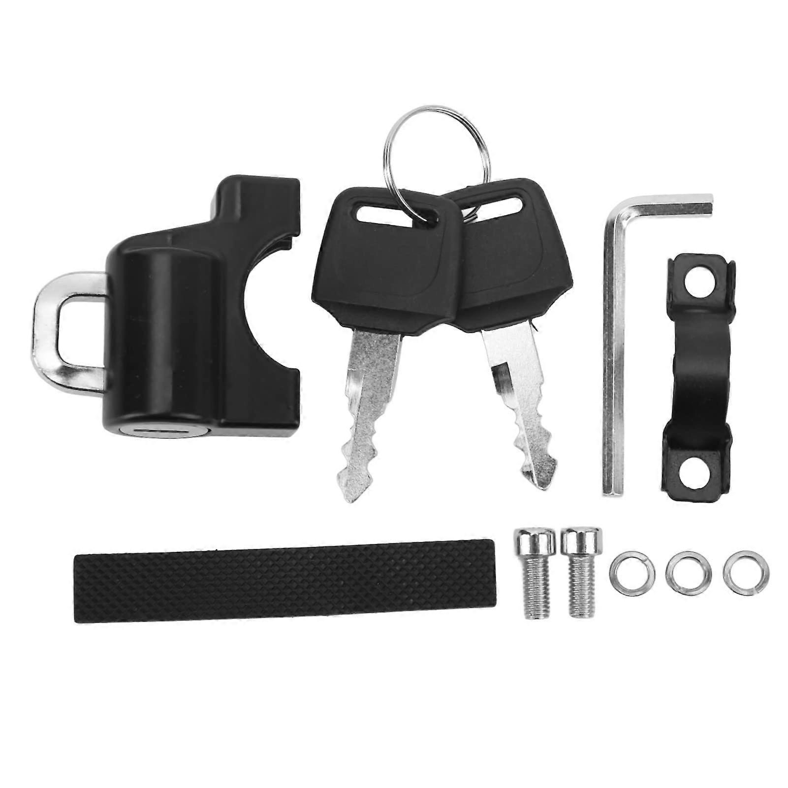 Motorcycle Helmet Lock - Secure Anti-Theft Helmet Lock for Safety Accessories - Universal Fit for All Motorcycle Helmets