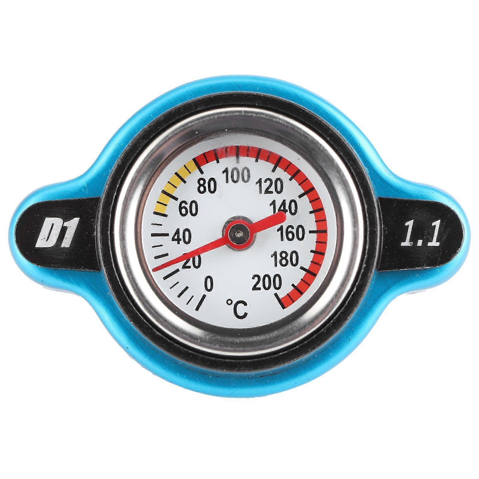 Thermostatic radiator cap with temperature gauge 1.1bar leakproof