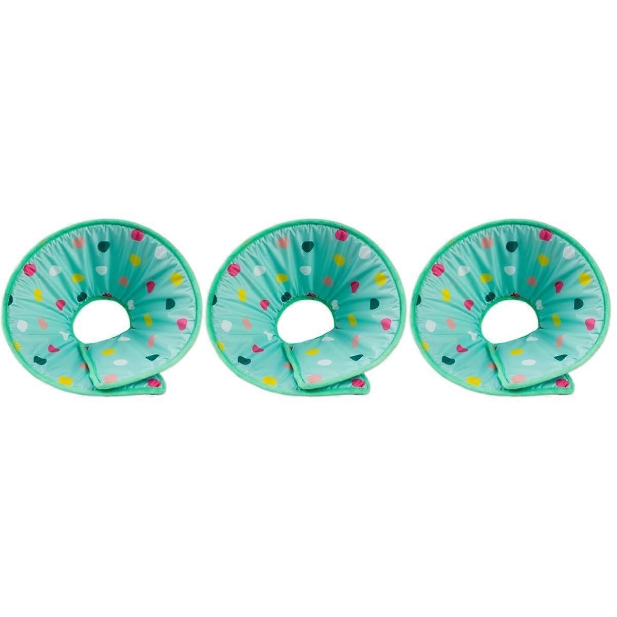 3 pieces dog recovery collar, adjustable soft Elizabethan collar for small dogs