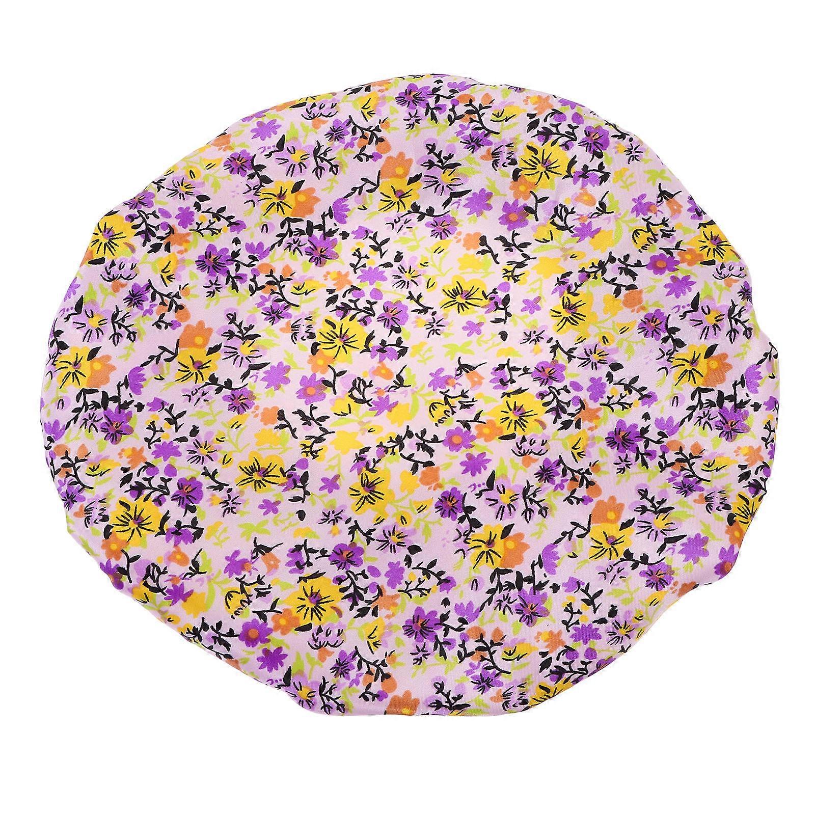Sleeping Cap For Kids Adjustable For Bath 27x27cm Violet Comfortable 1Pcs