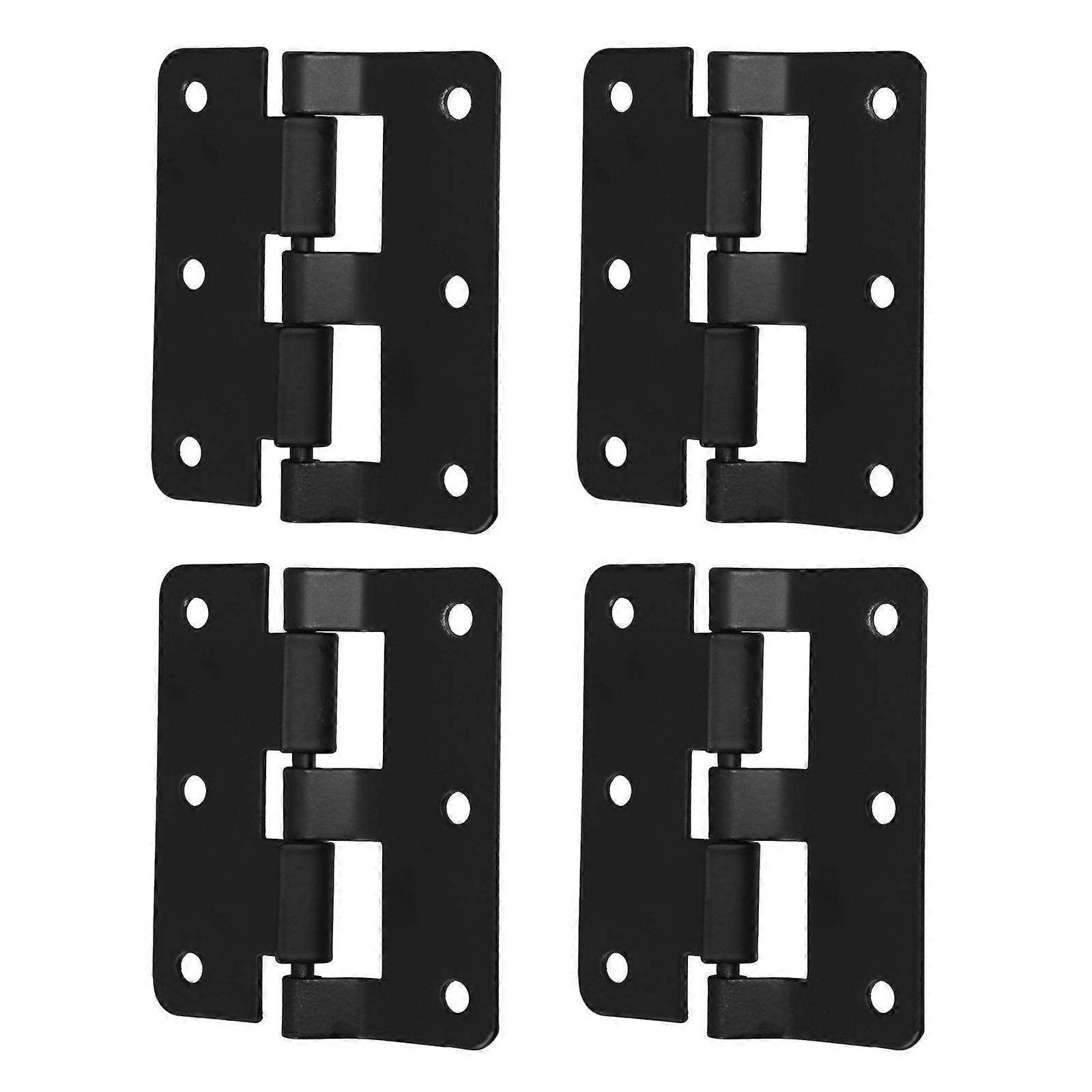Lift Off Hinge 4Pcs Metal Hinge Attachment For Flight Cases Trunks And Toolboxes 7.60X6.80X0.10CM Quick Assembly