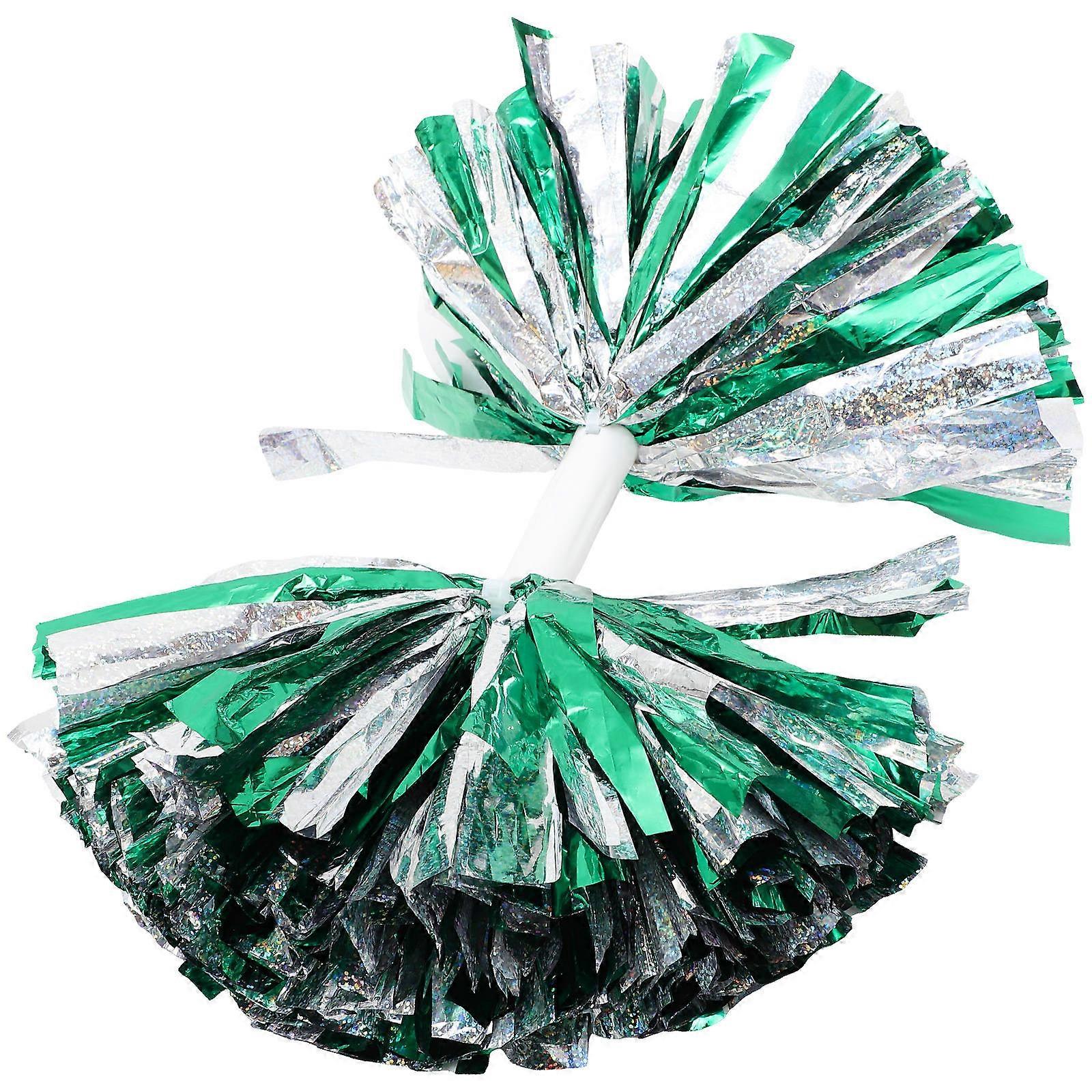Cheerleading Pom Poms for Party Use Lightweight and Compact PVC PES Membrane 6pcs