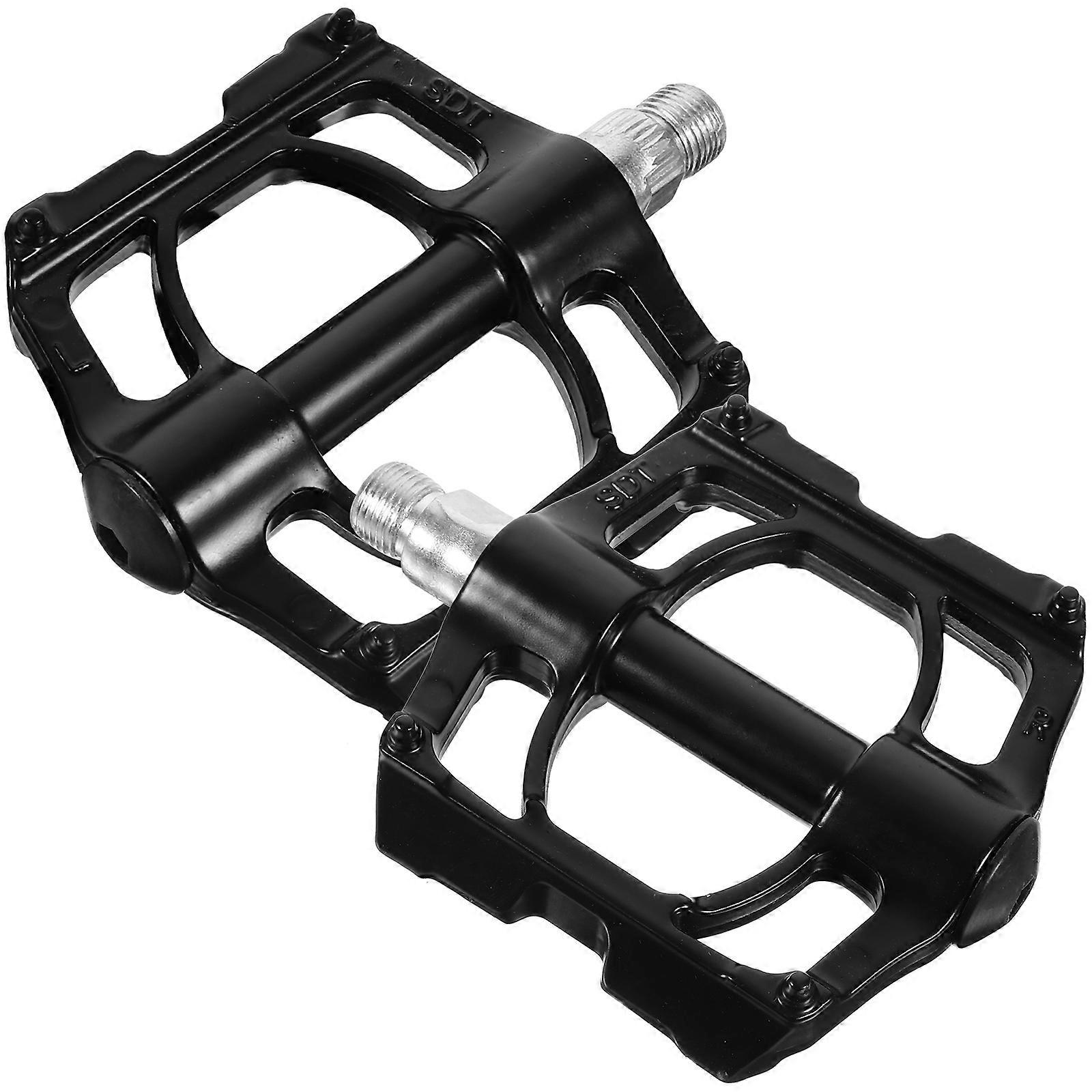 Aluminum Alloy Bike Pedals for Mountain Bikes with Ergonomic Design and High Strength Black Color