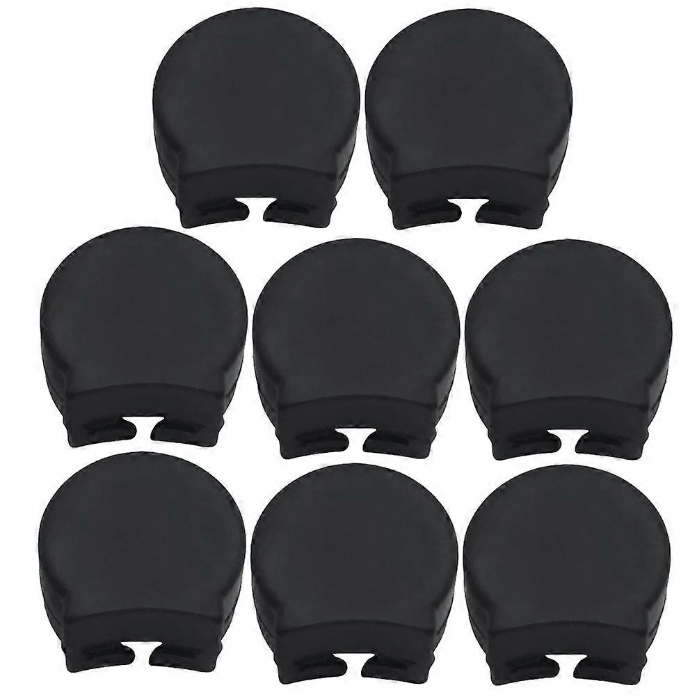 Rubber Clarinet Thumb Rest Cushion Pads For Clarinet Players Black 8Pcs Pressure Reduction Comfort Enhancement Music Practice