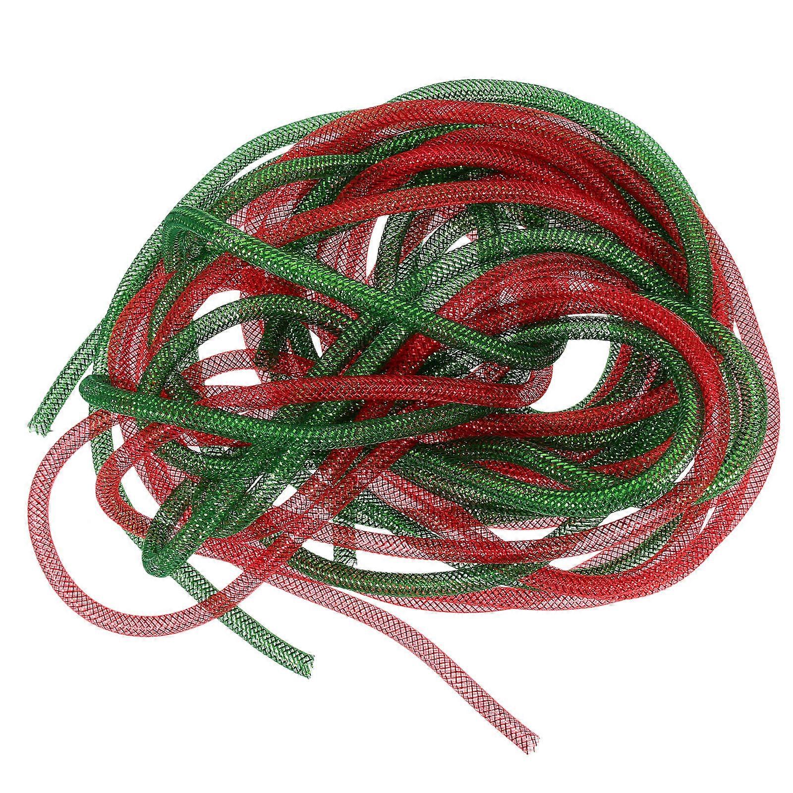 Nylon Mesh Tube DIY Wreath Material 4Set Perfect For Family Crafting And Christmas Parties