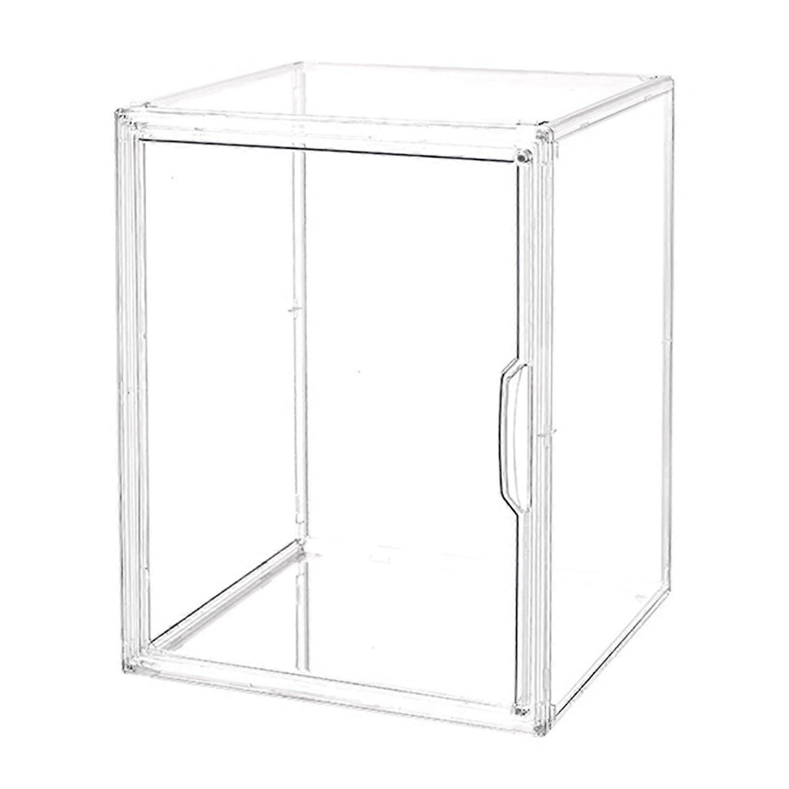 Display Cabinet For Miniature Collections, Dustproof Storage Case, Roomy Interior For Miniatures, Home Display