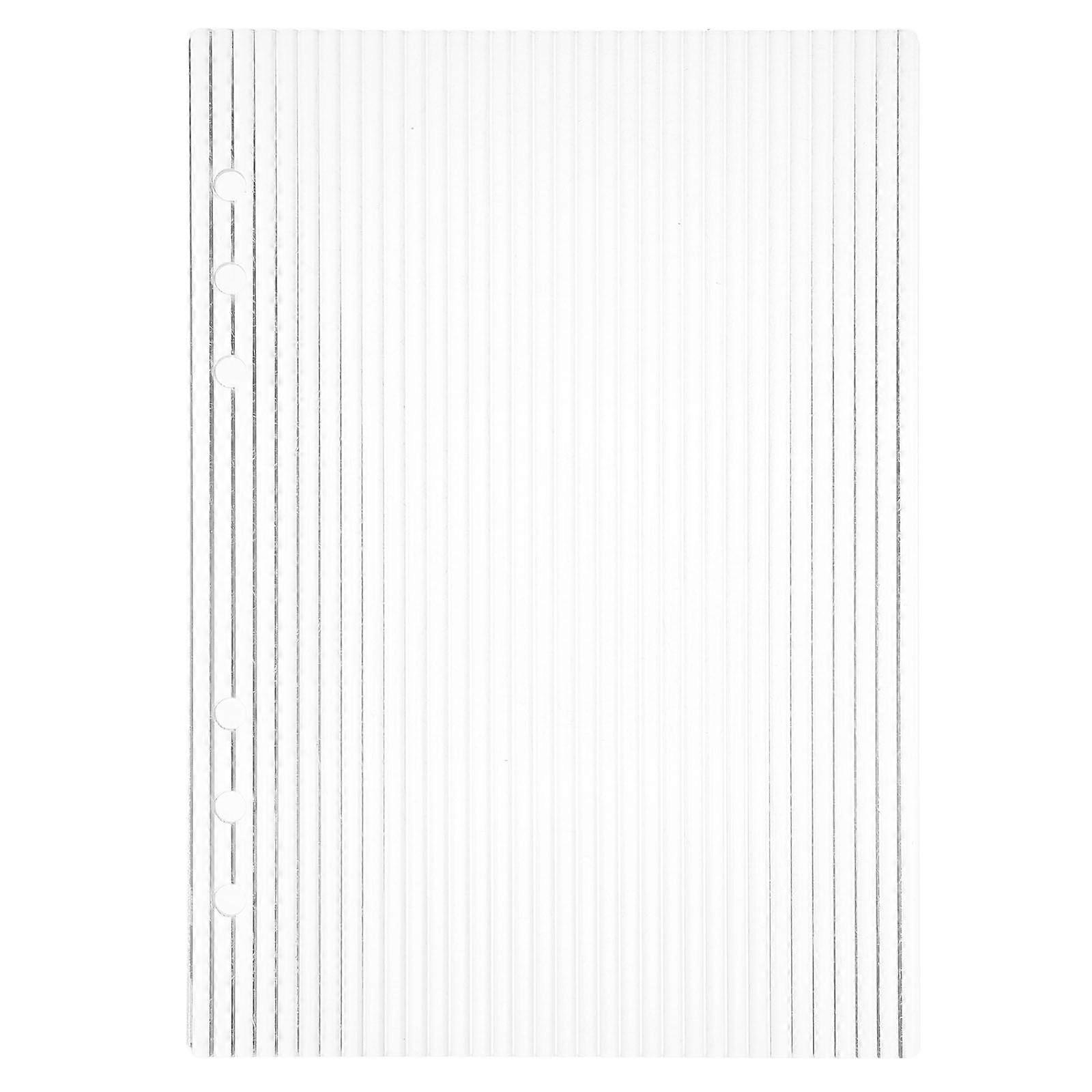 Bindemiddel 6-Ring Klar Akryl Bind Notebook Cover A5 Akryl Planner Budget Binder Notebook Cover Binder Notebook Cover Notebook Shell
