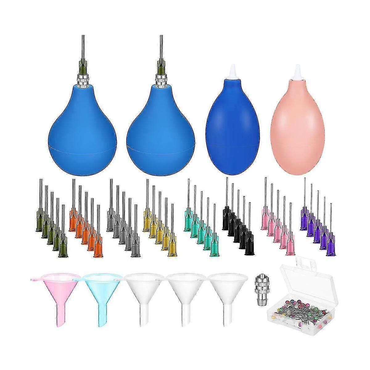 Ceramic Precision Applicator For Clay Tool Sets, 4-piece Slide-rail Ceramic Glaze Squeeze Bottle-dwdz