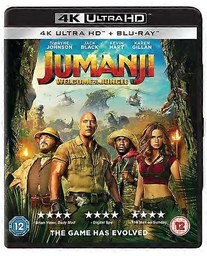 Jumanji: Welcome to the Jungle Blu-ray (2019) Dwayne Johnson, Kasdan (DIR) cert