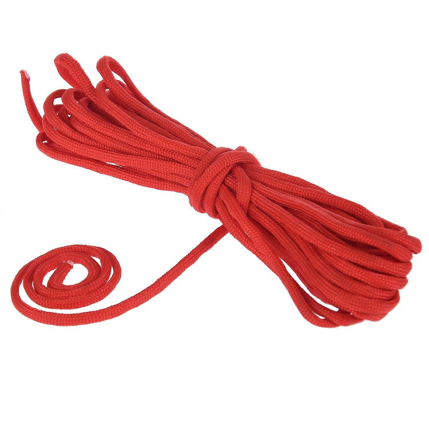 Paracord 550 Parachute Cord Nylon Durable Seven Core Paracord For Camping And Survival 7.5m Red