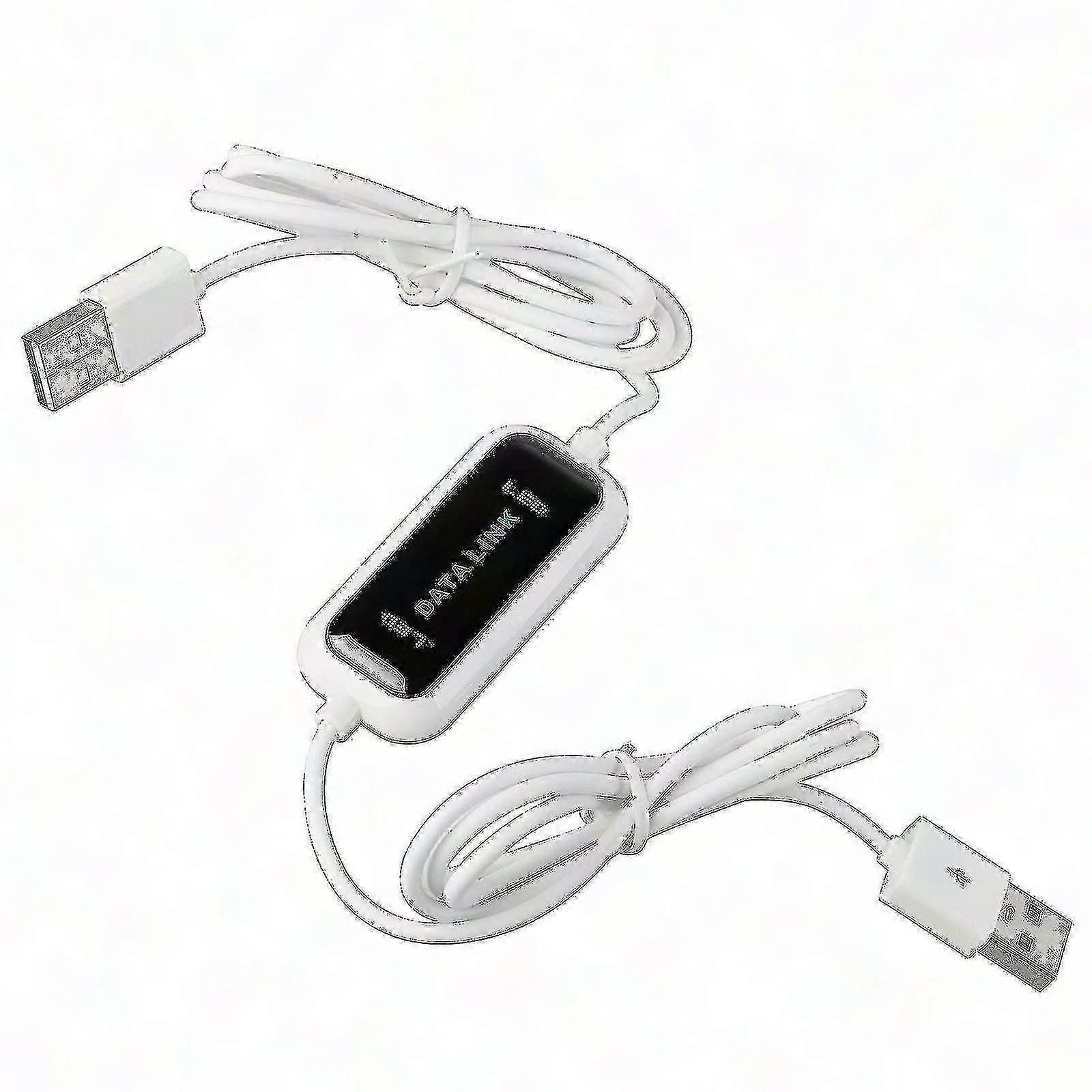 Direct PC to PC File Transfer USB Cable for Easy Data Sync & Copy Between Two Computers
