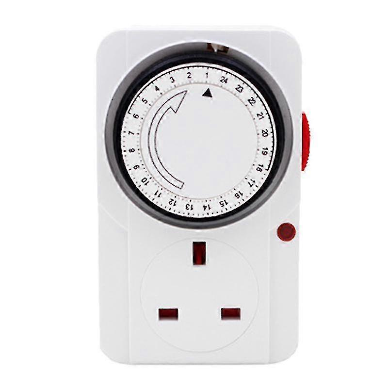 Programmable 24-hour Segmented Timer Switch Kit for Energy-saving Plug Timer Socket with Time Control Feature