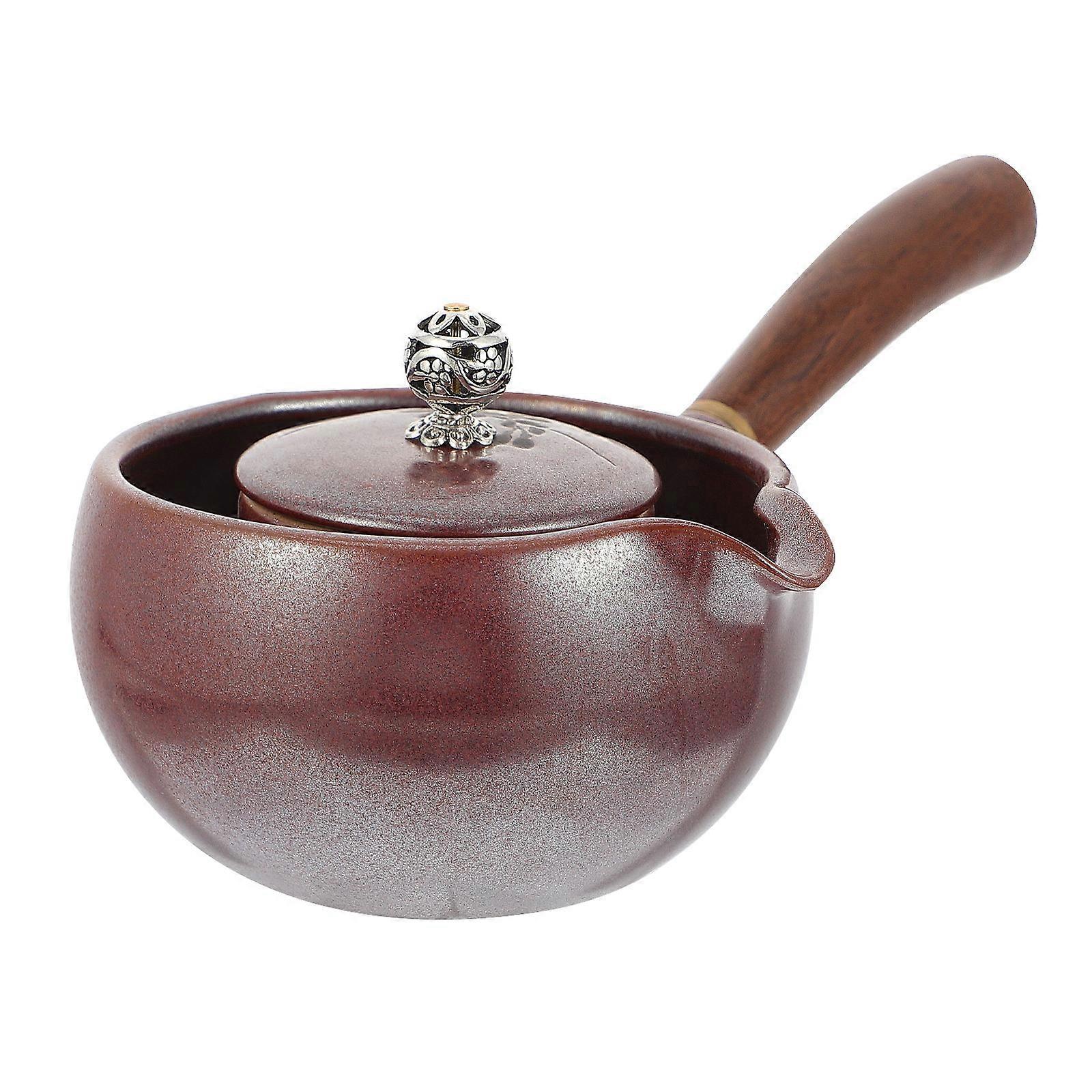 Unique Retro Teapot, Side Handle Comfort, Functional for Everyday Use