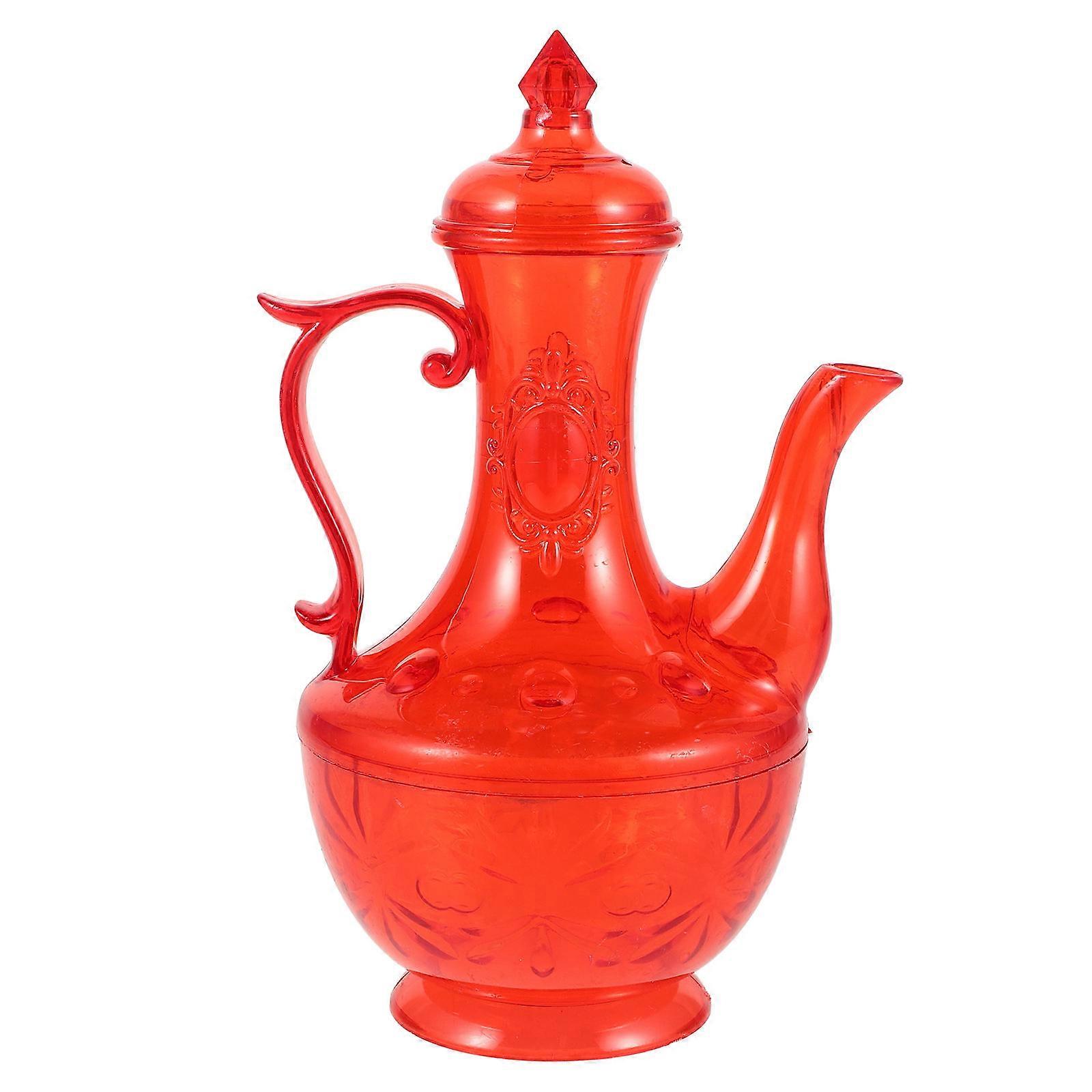 Tea Pot Buddhist Temple Use Offering Round Pot Decorative Function 1Pack