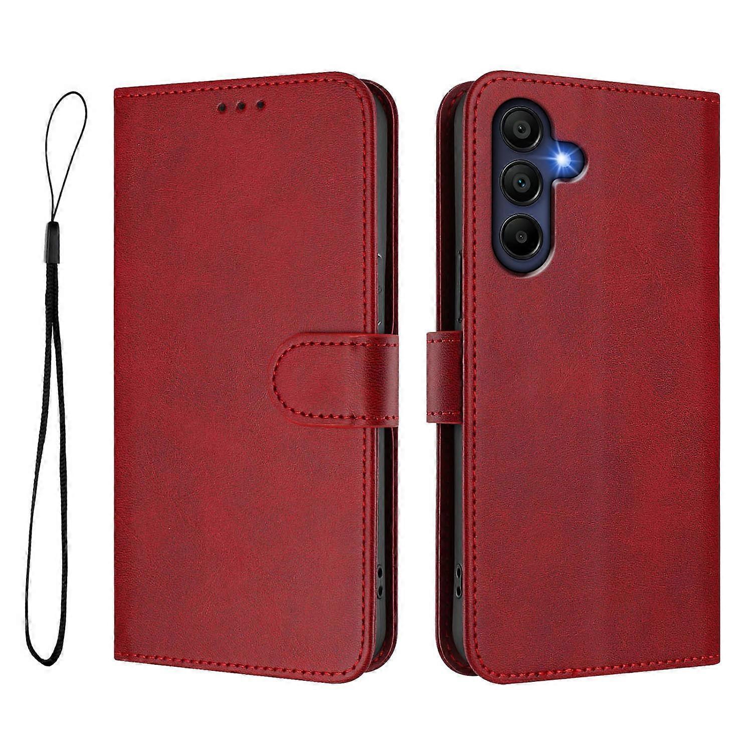 For Samsung Galaxy A16 4G Galaxy A16 5G Wallet Case RFID Blocking Calf Texture Leather Stand Phone C