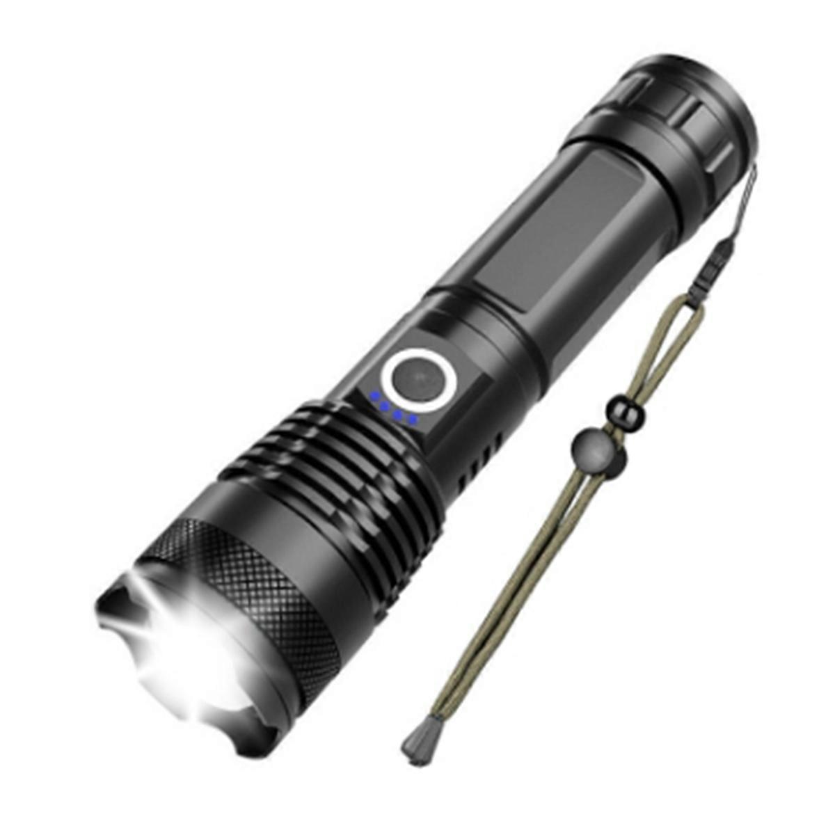 P70 Lamp Bead Flashlight Outdoor Portable Flashlight Retractable Zoom Flashlight Camping Fishing Lighting