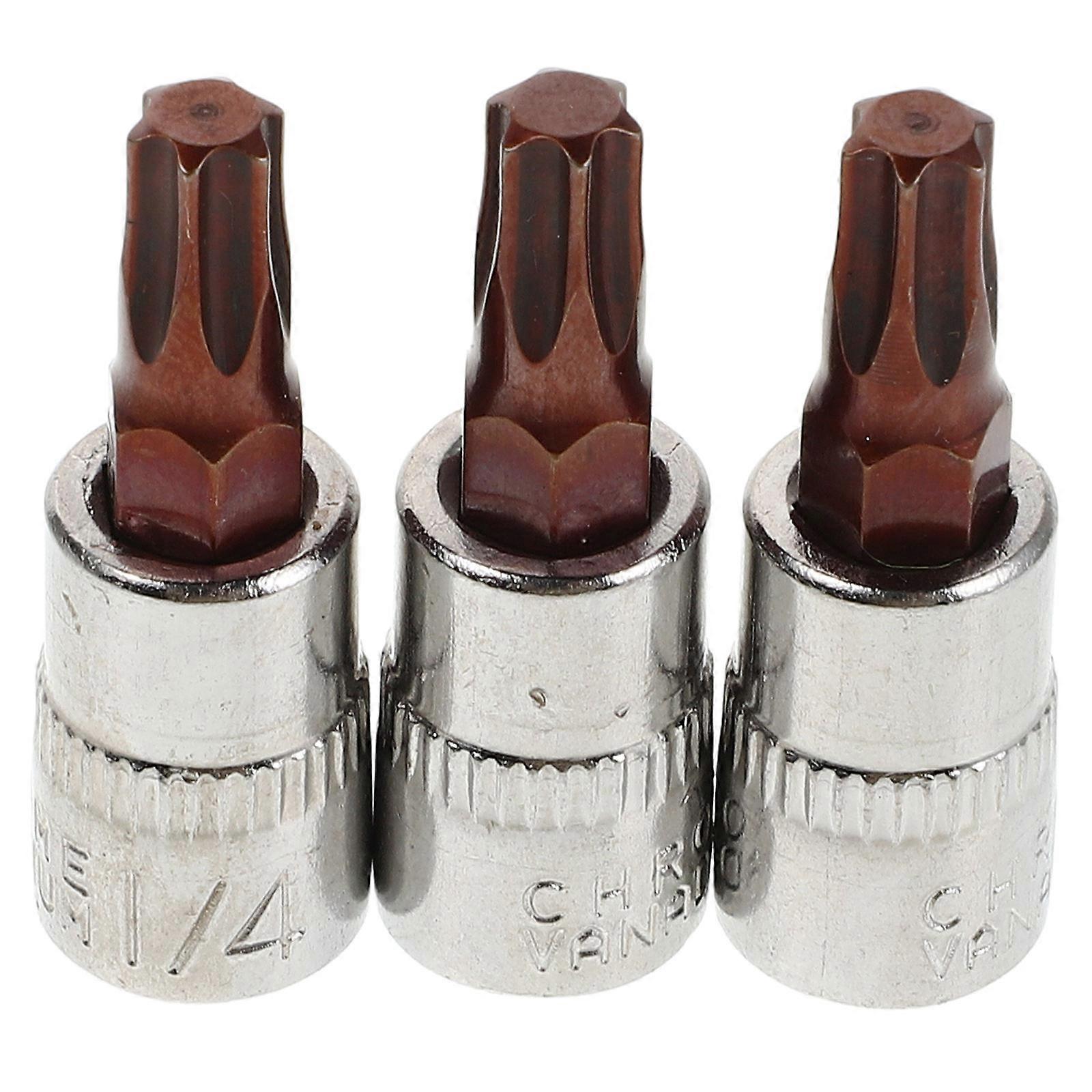 Hexagon Socket Set For Cars and Trucks Multi Color Durable Hand Use 3Pcs