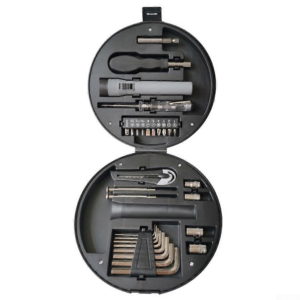 Tire Shaped Screwdriver and Wrench Kit MultiBit Set With Nonslip Handle For Household Use Home Tools